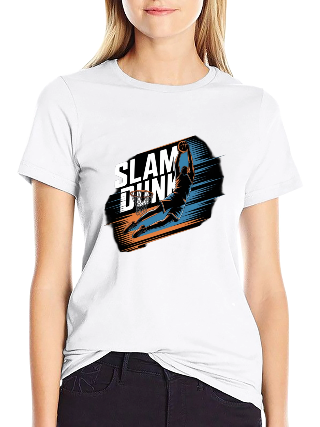 Slam Dunk Graphic Tee - Mens Black T-Shirt