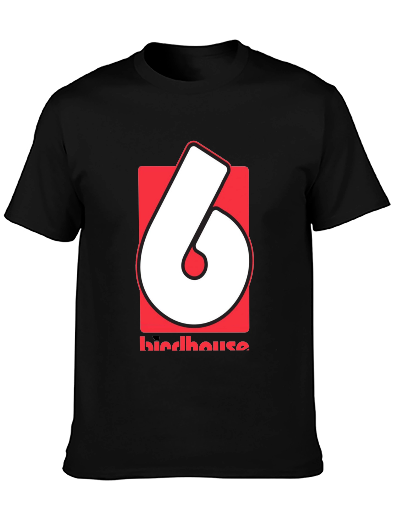 Birdhouse Logo Graphic Black T-Shirt