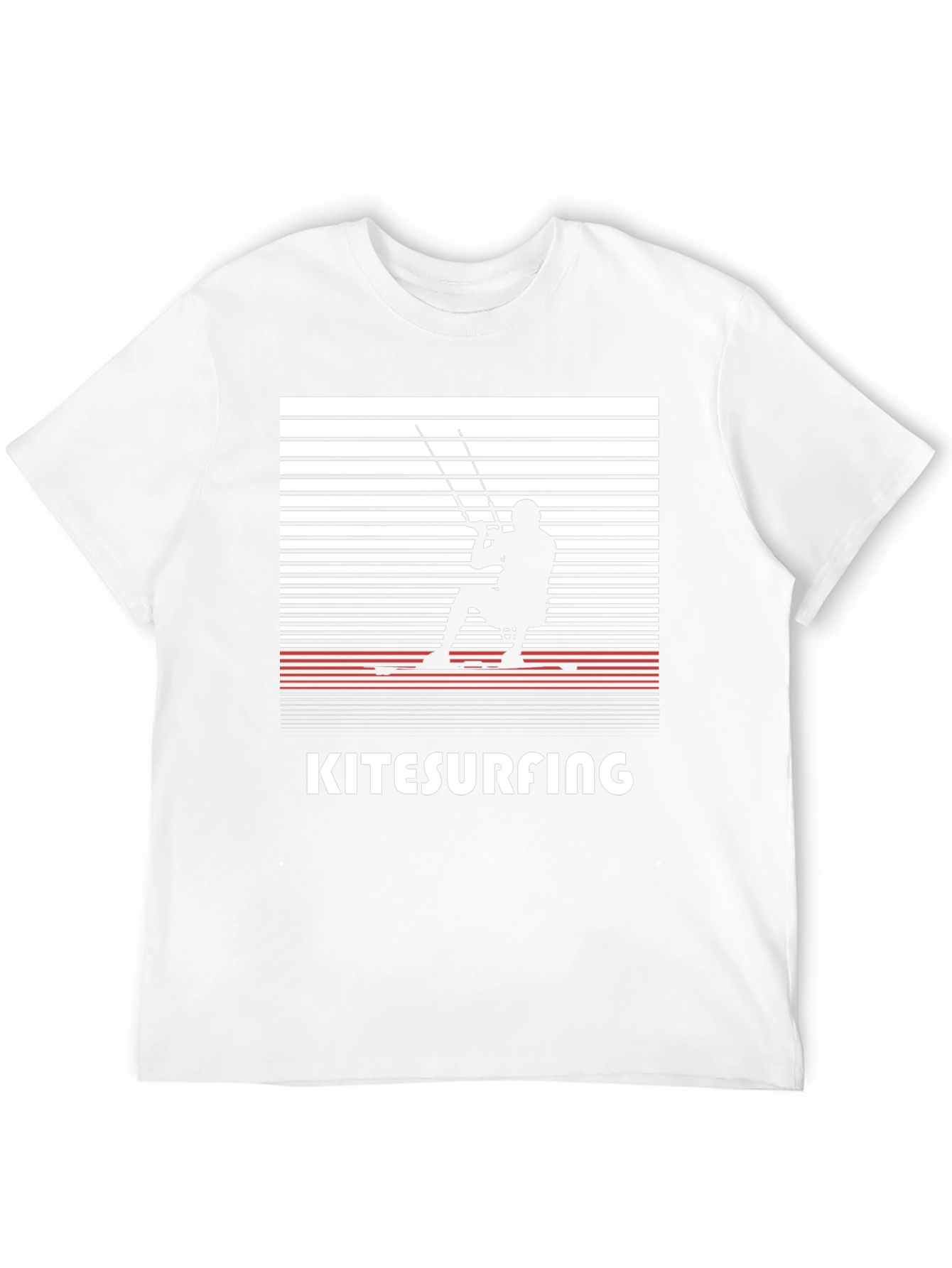 Kitesurfing Graphic Tee | Mens Black T-Shirt