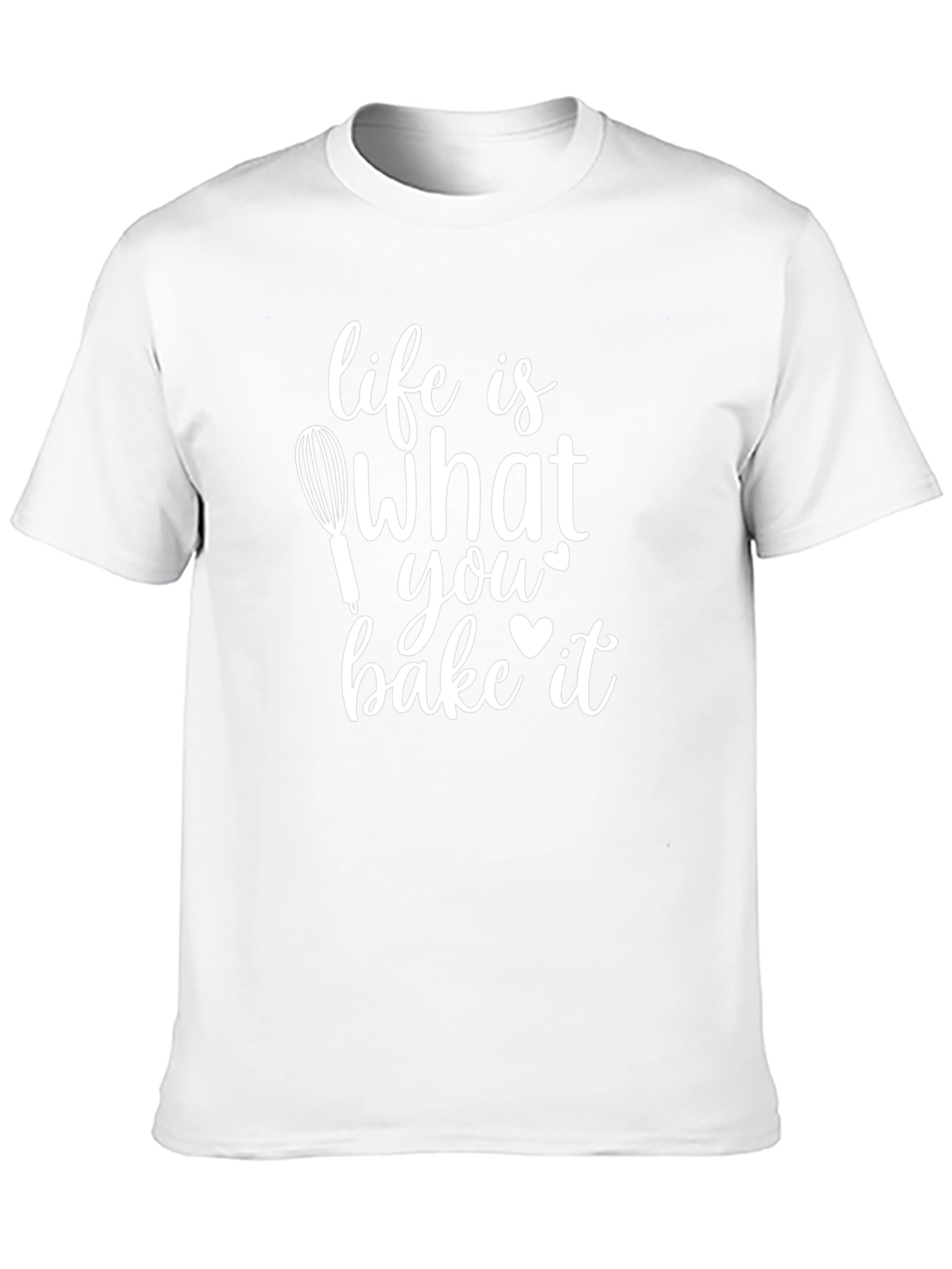 Life is What You Bake It Black Graphic T-Shirt