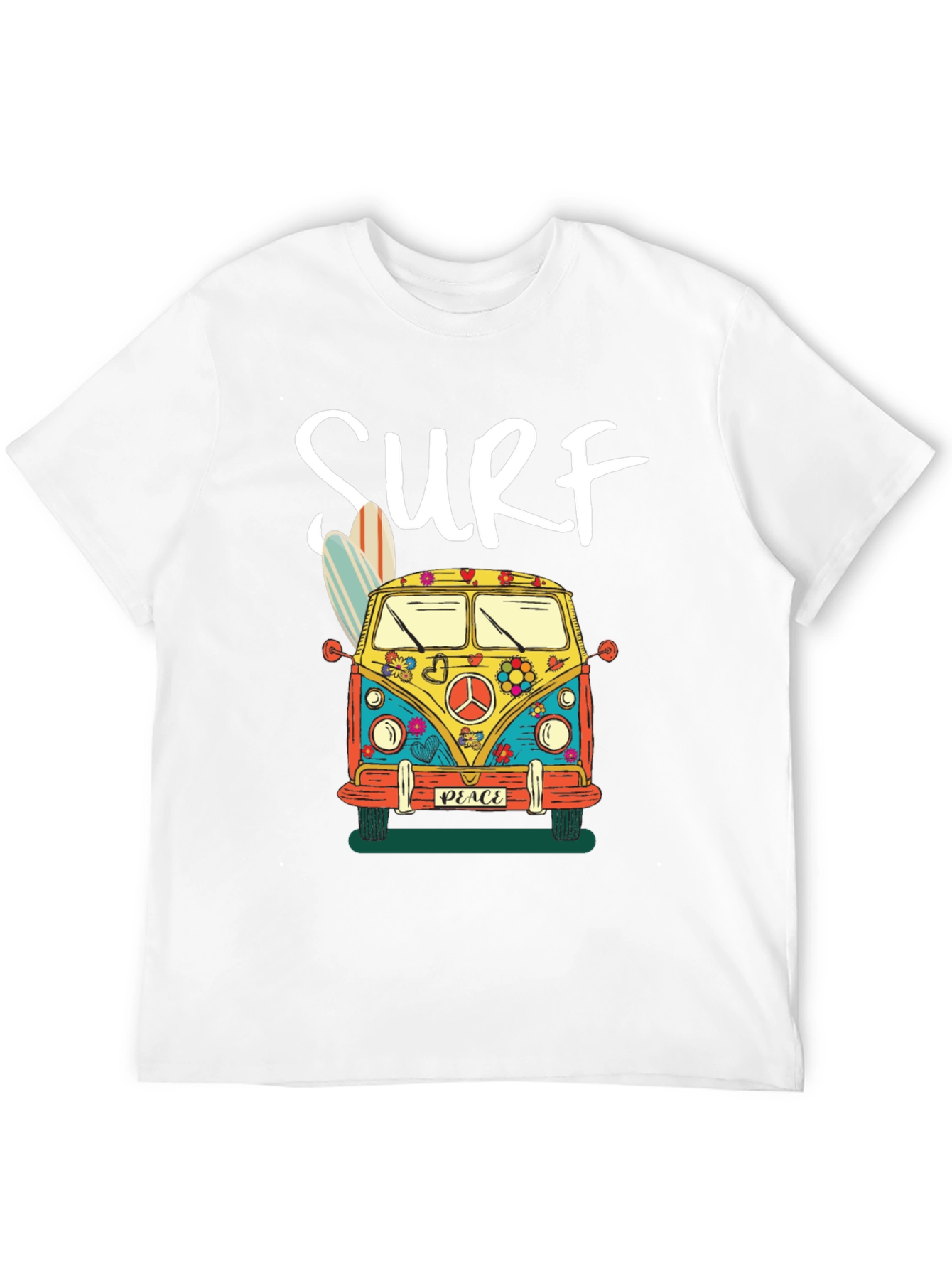 Surf Bus Graphic Tee - Retro Style