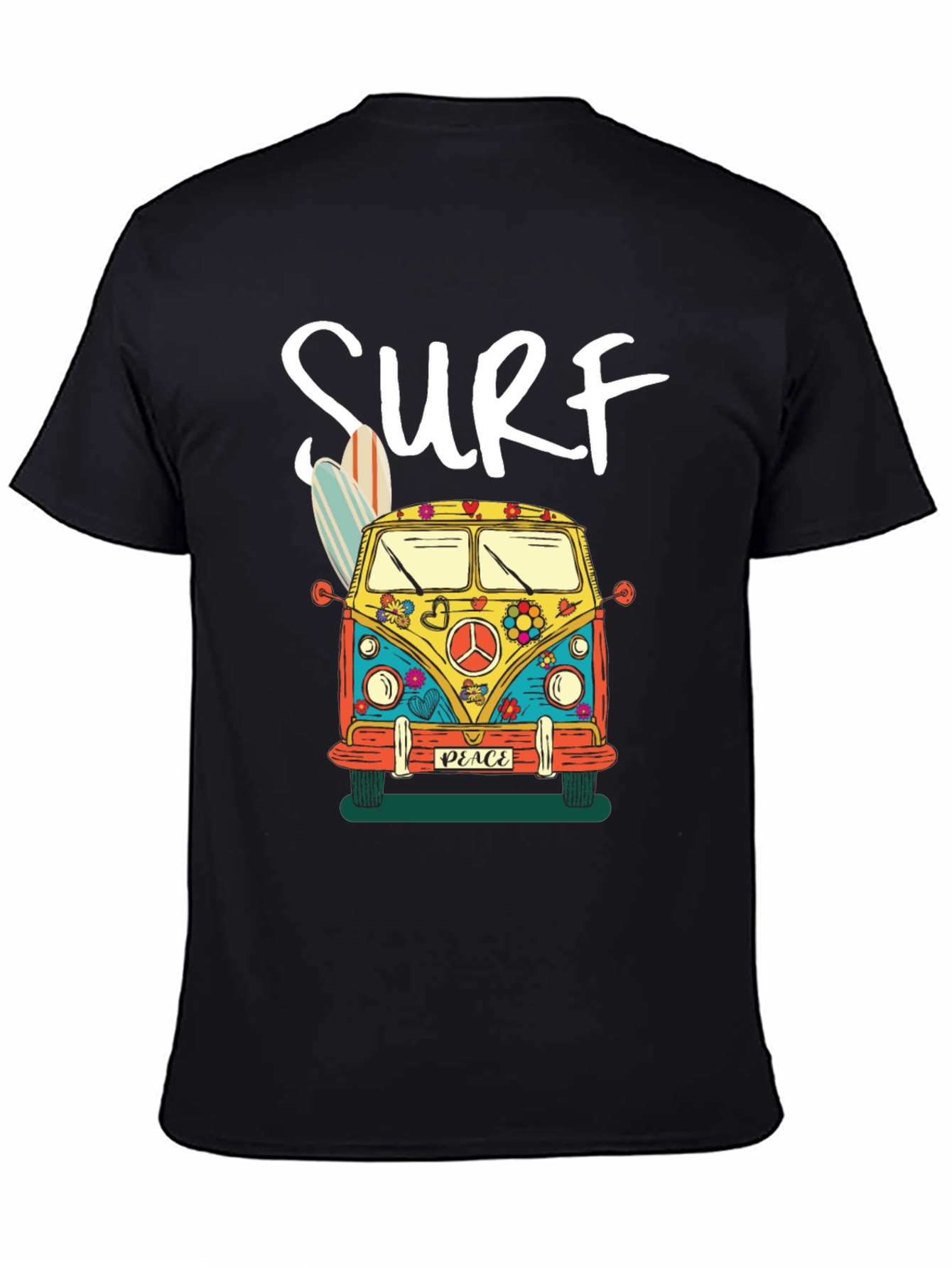 Surf Bus Graphic Tee - Retro Style