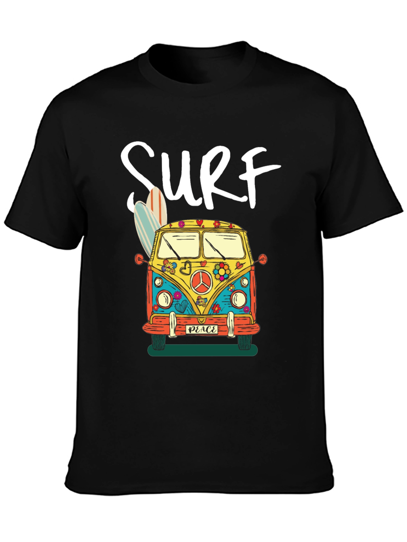 Surf Bus Graphic Tee - Retro Style
