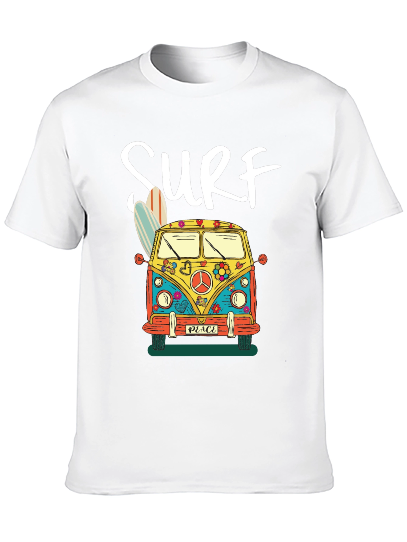 Surf Bus Graphic Tee - Retro Style