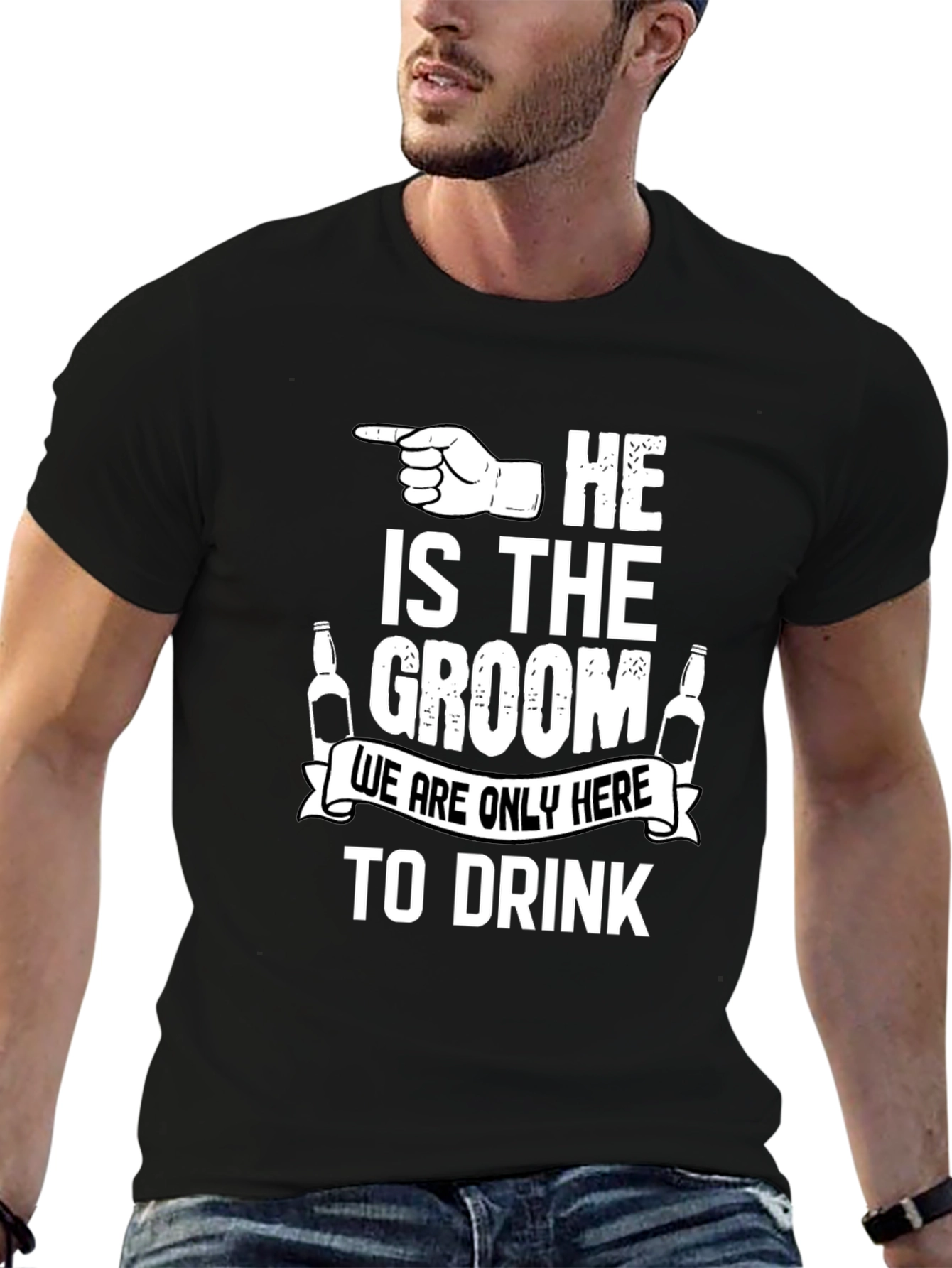 Grooms Crew T-Shirt - Drinking Team Apparel
