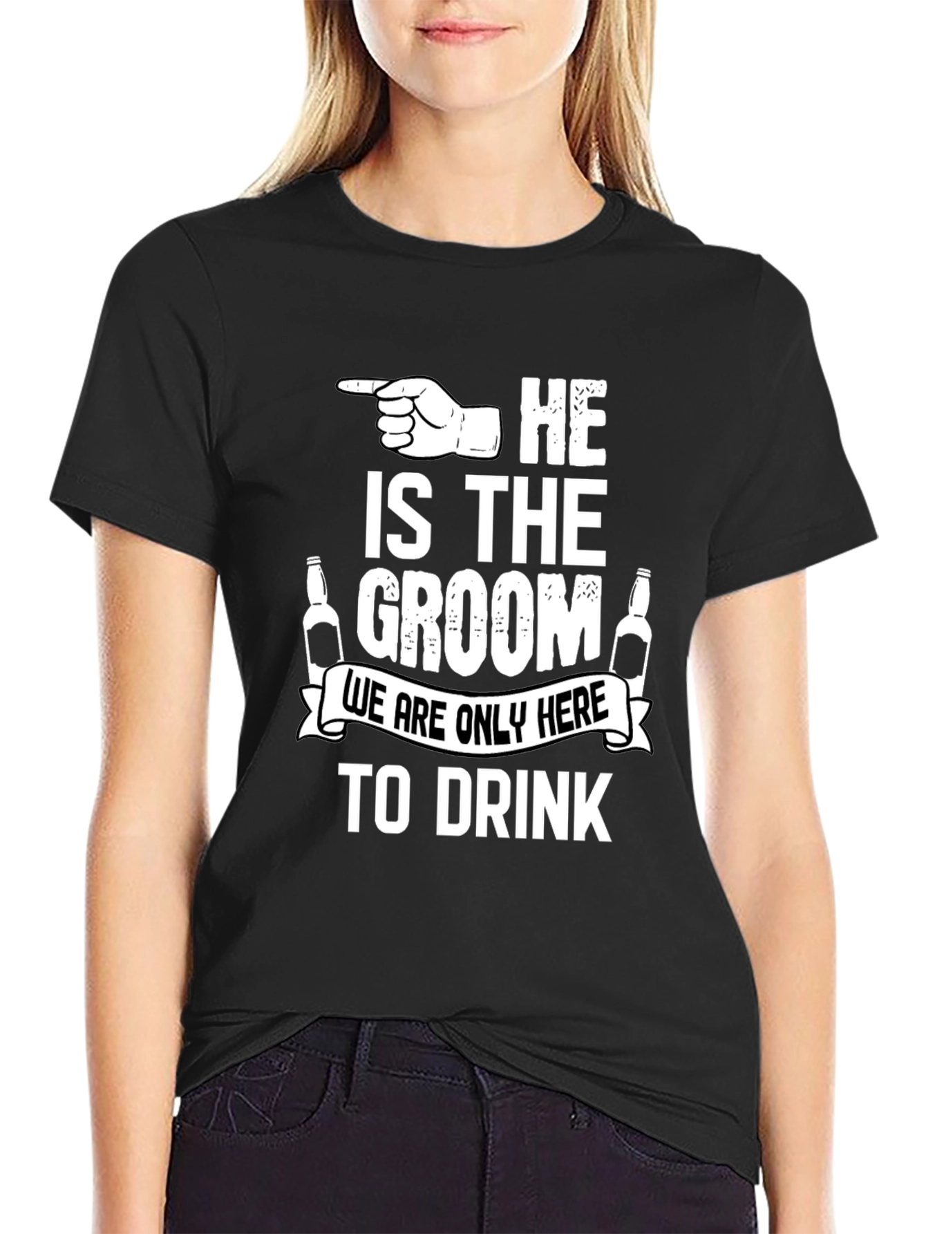 Grooms Crew T-Shirt - Drinking Team Apparel