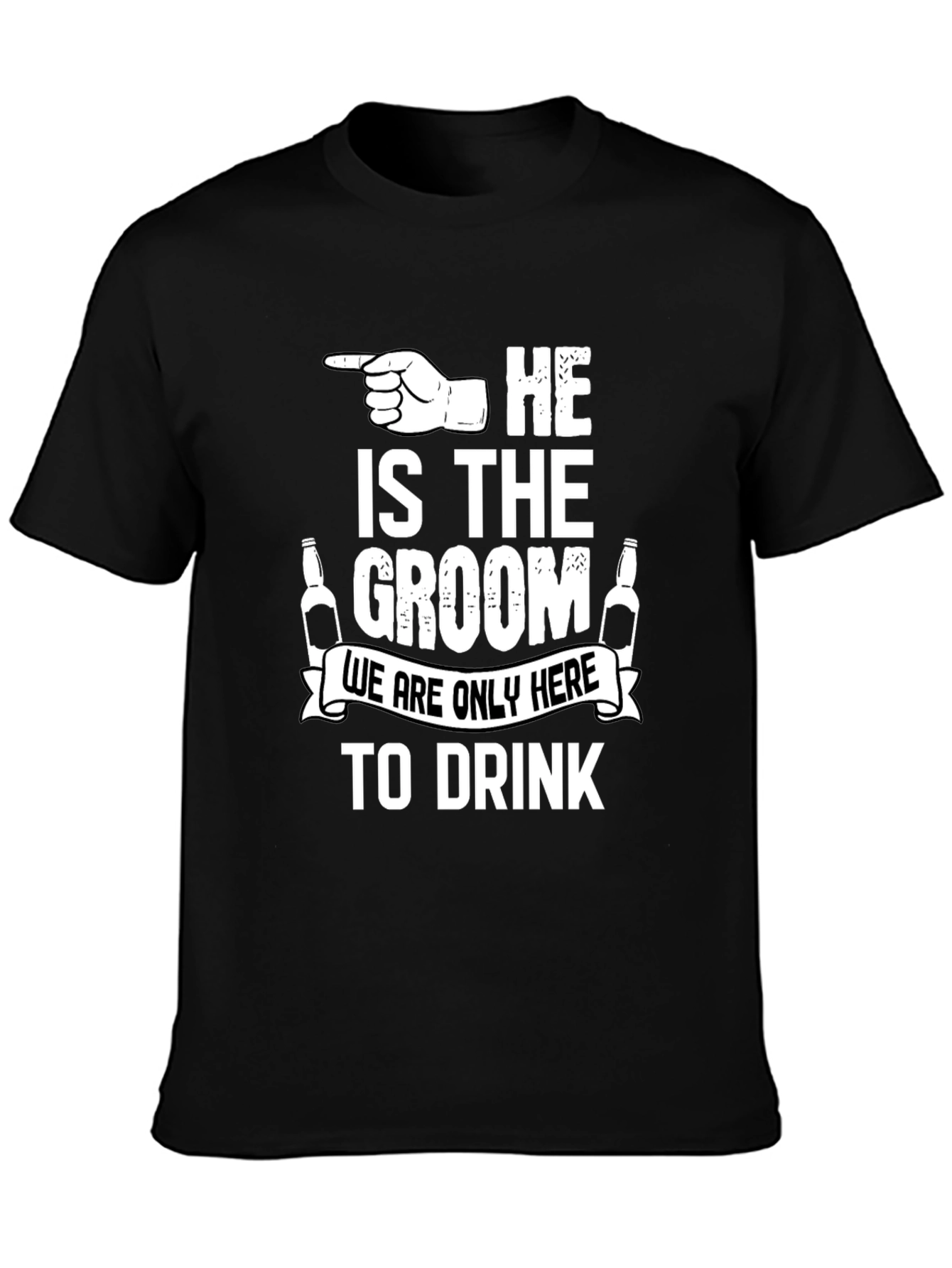 Grooms Crew T-Shirt - Drinking Team Apparel