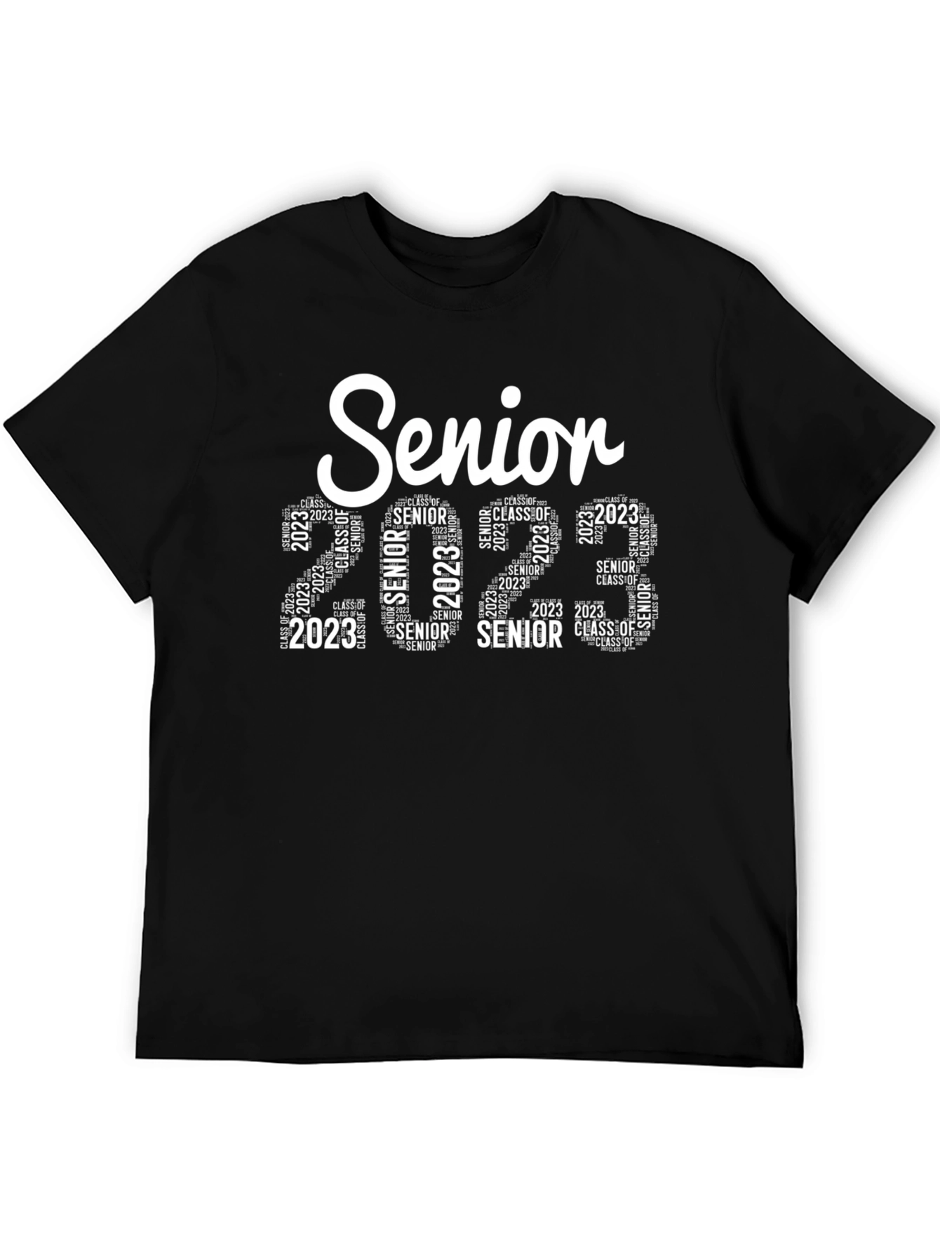 Senior 2023 Word Art T-Shirt