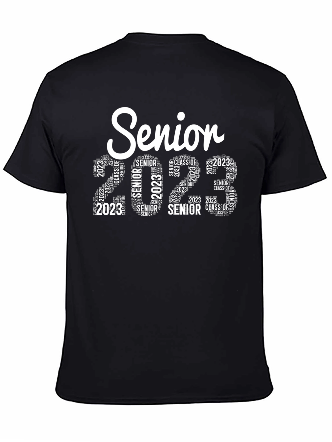 Senior 2023 Word Art T-Shirt