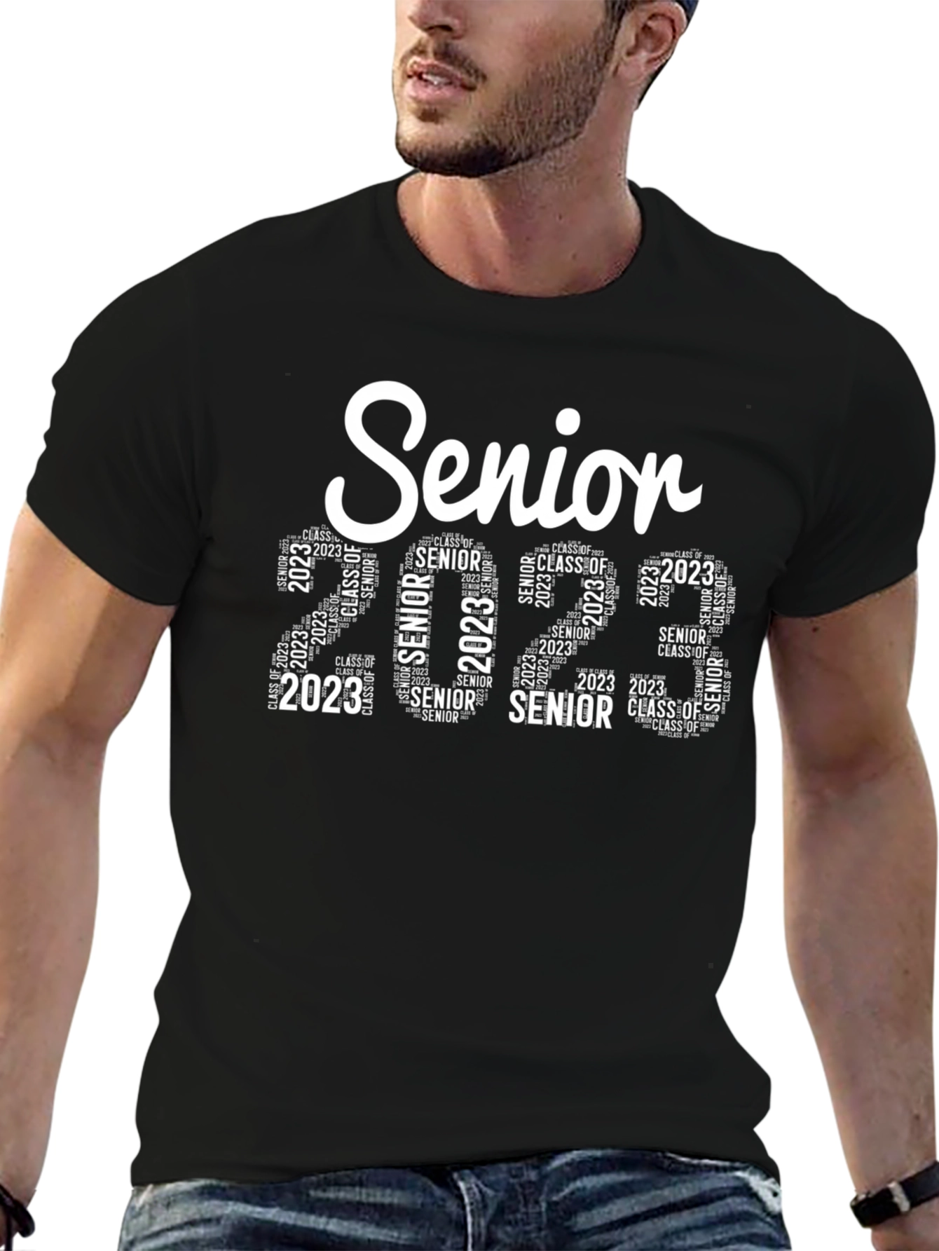 Senior 2023 Word Art T-Shirt