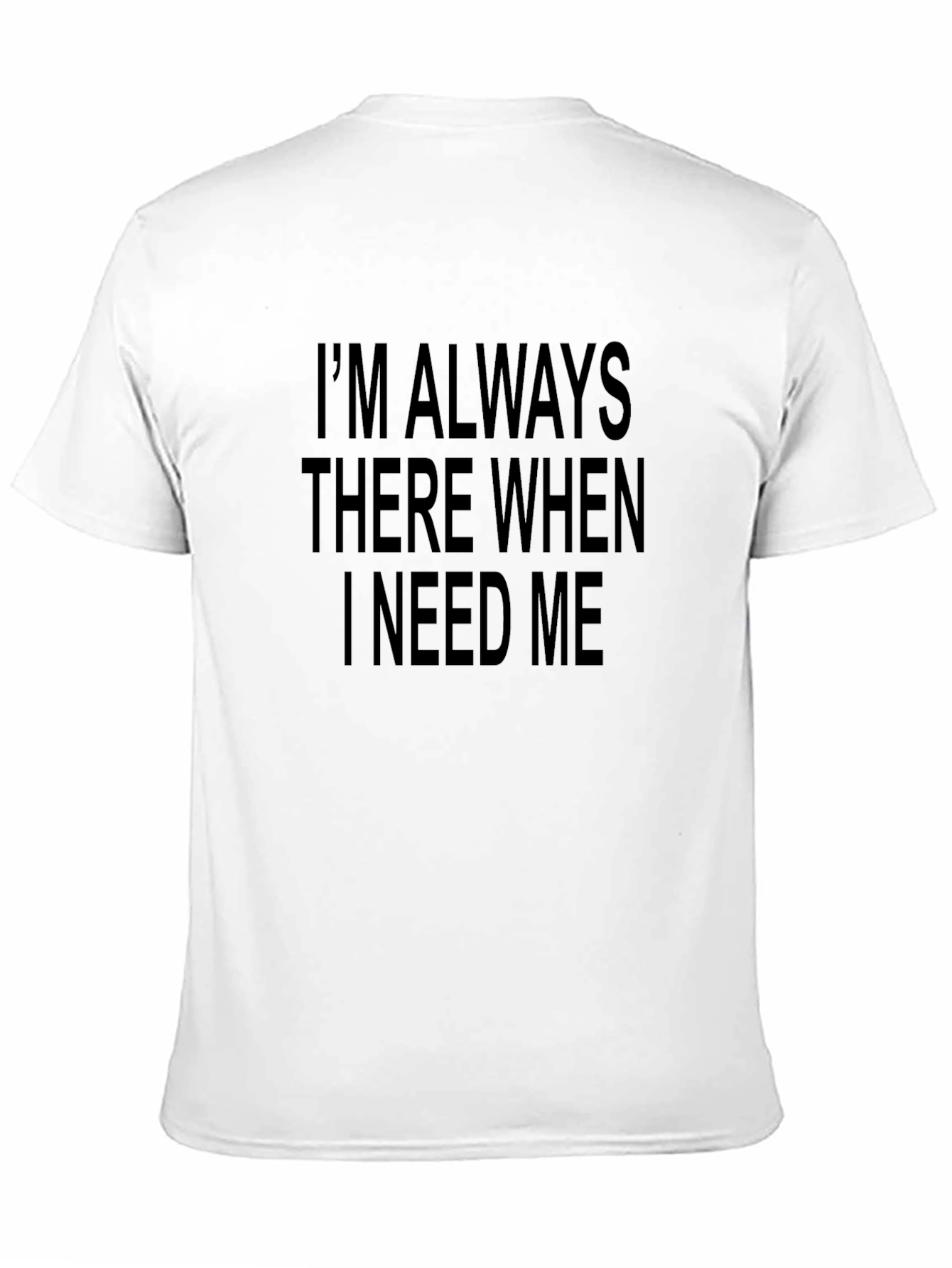 Always There T-Shirt - Black Graphic Tee
