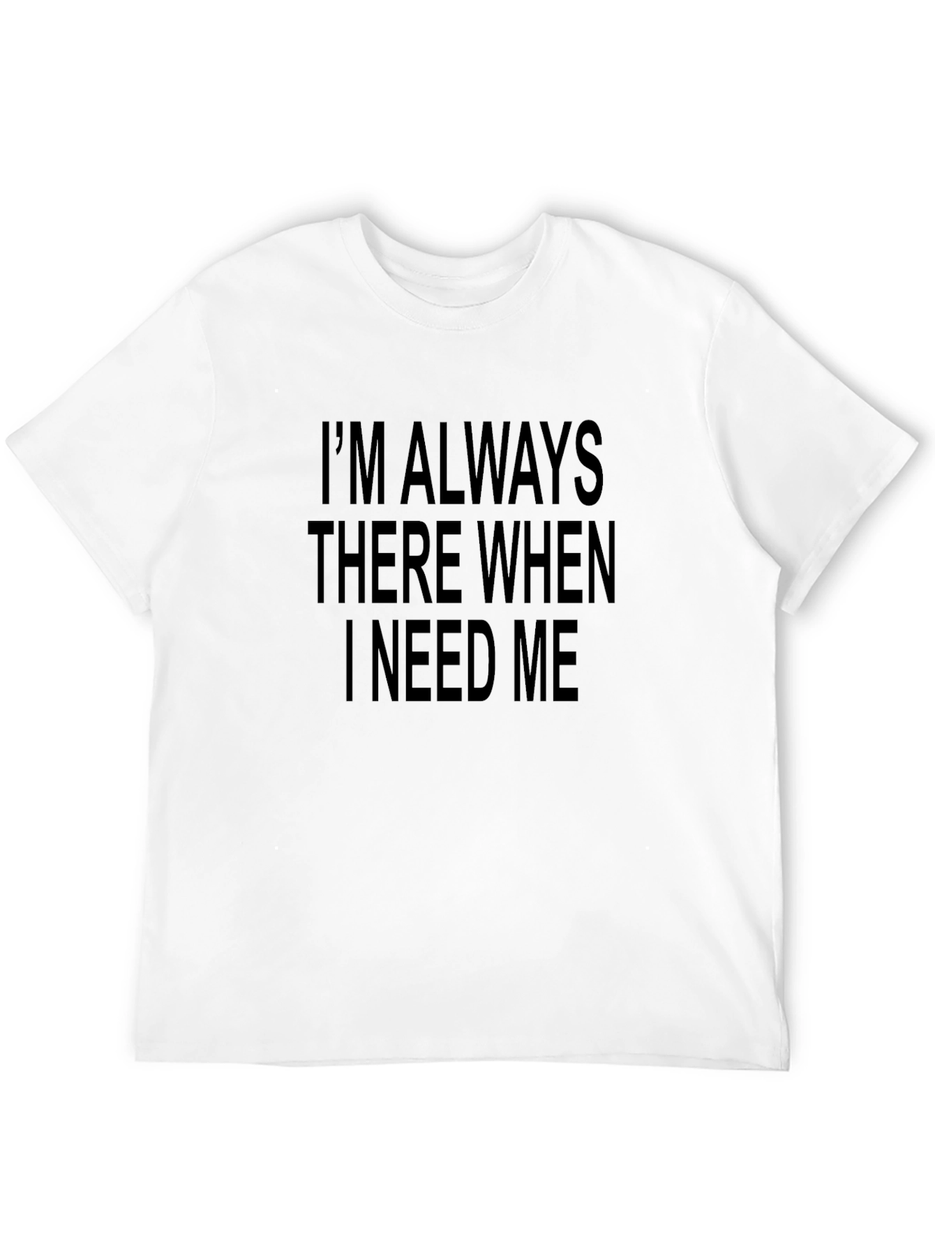 Always There T-Shirt - Black Graphic Tee