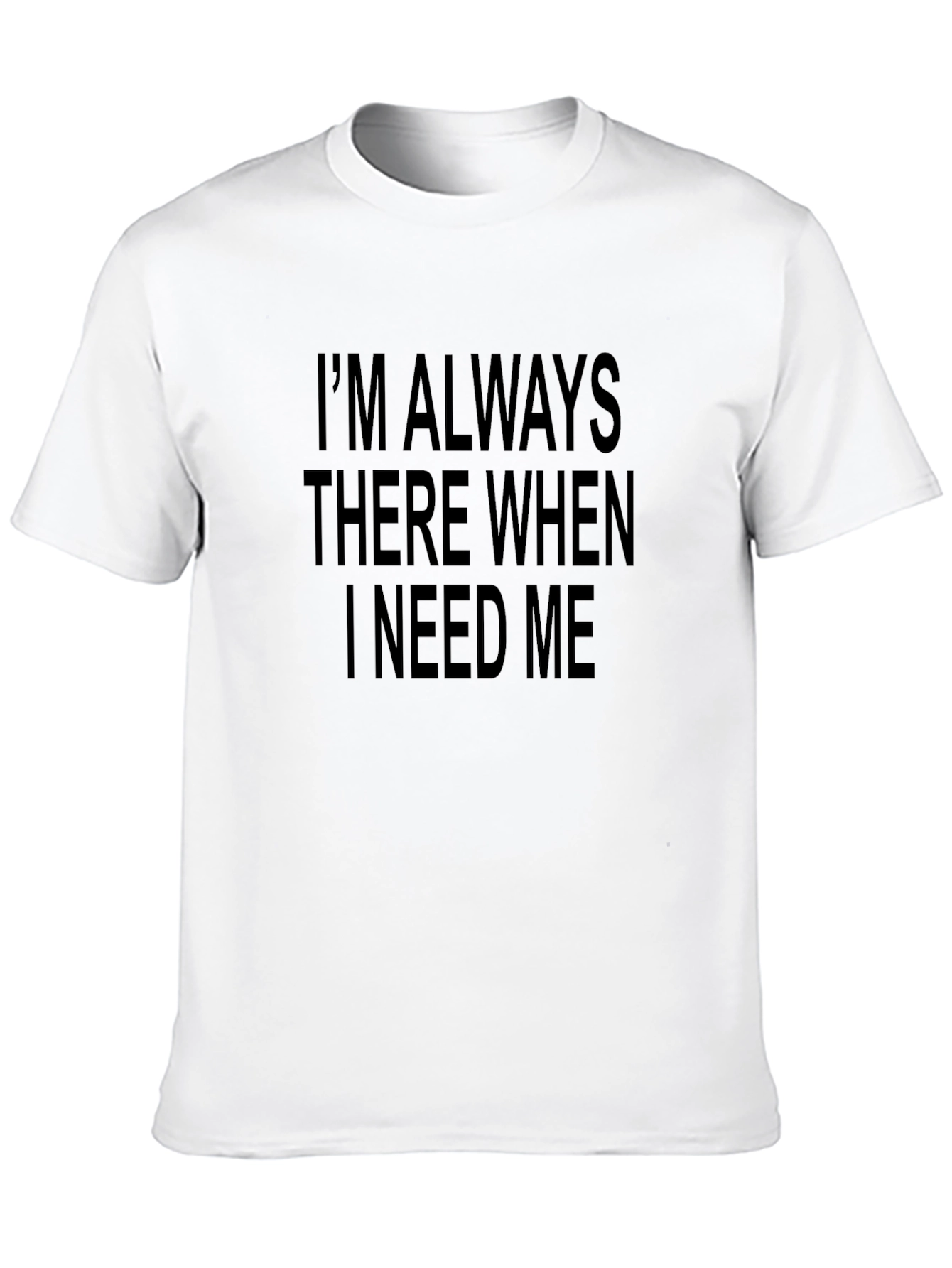 Always There T-Shirt - Black Graphic Tee