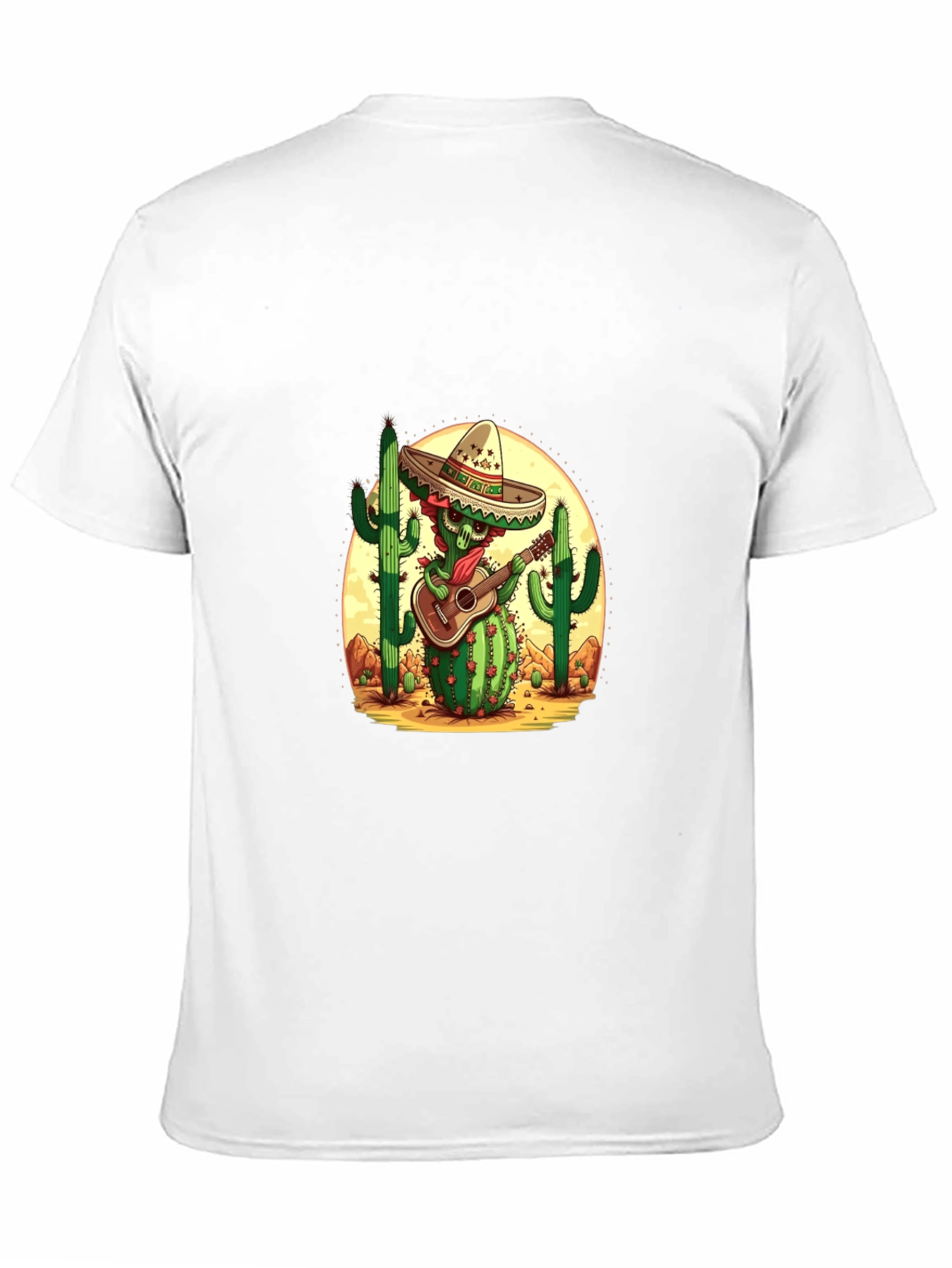 Cactus Mariachi Graphic Tee - Desert Fiesta Shirt