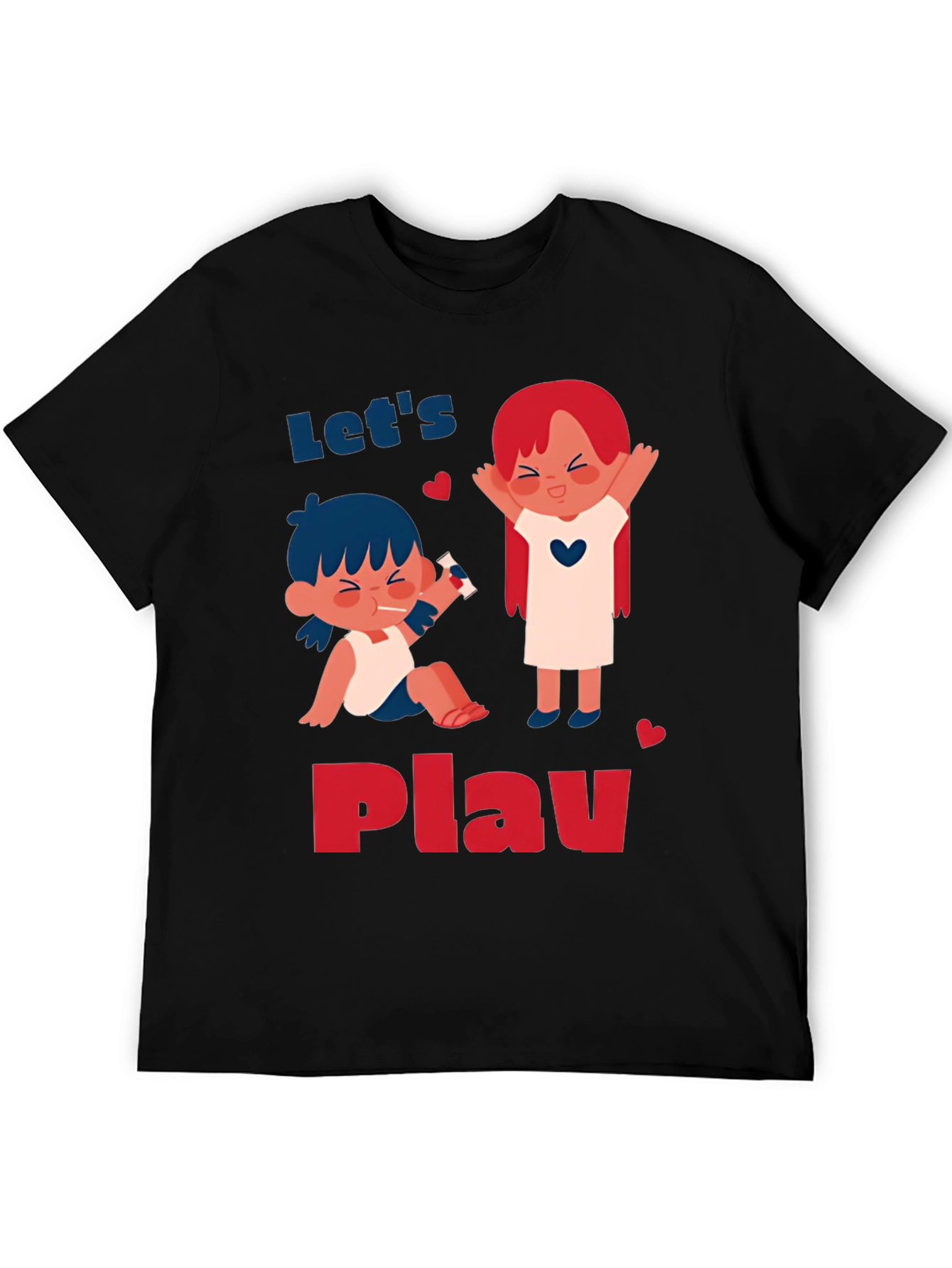 Playful Cartoon Print T-Shirt