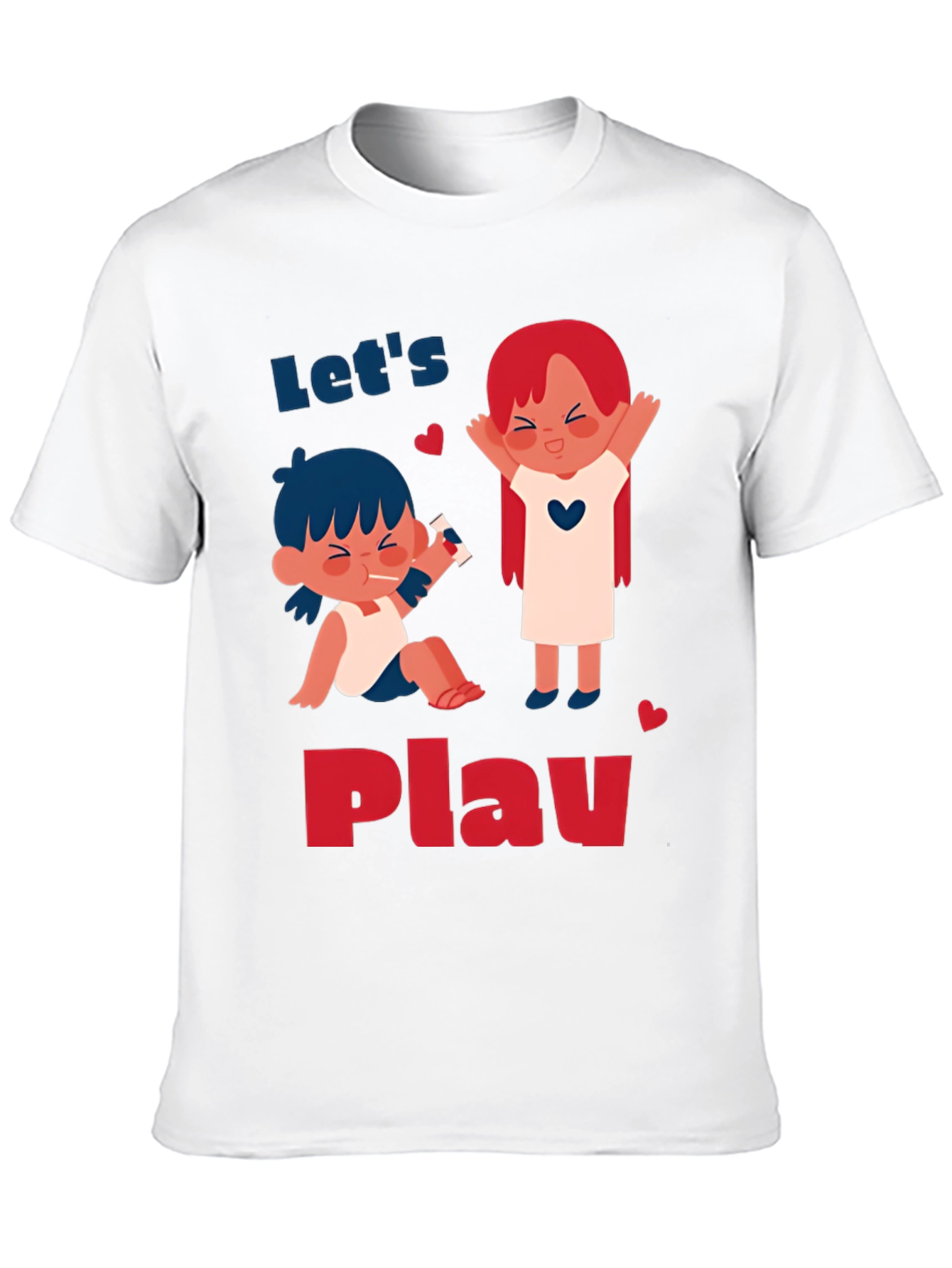 Playful Cartoon Print T-Shirt
