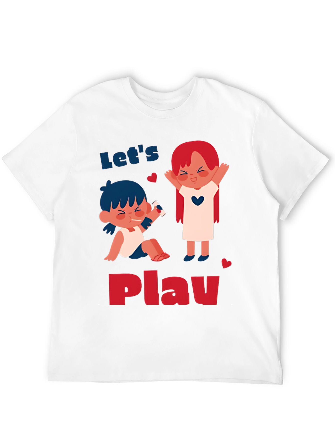 Playful Cartoon Print T-Shirt