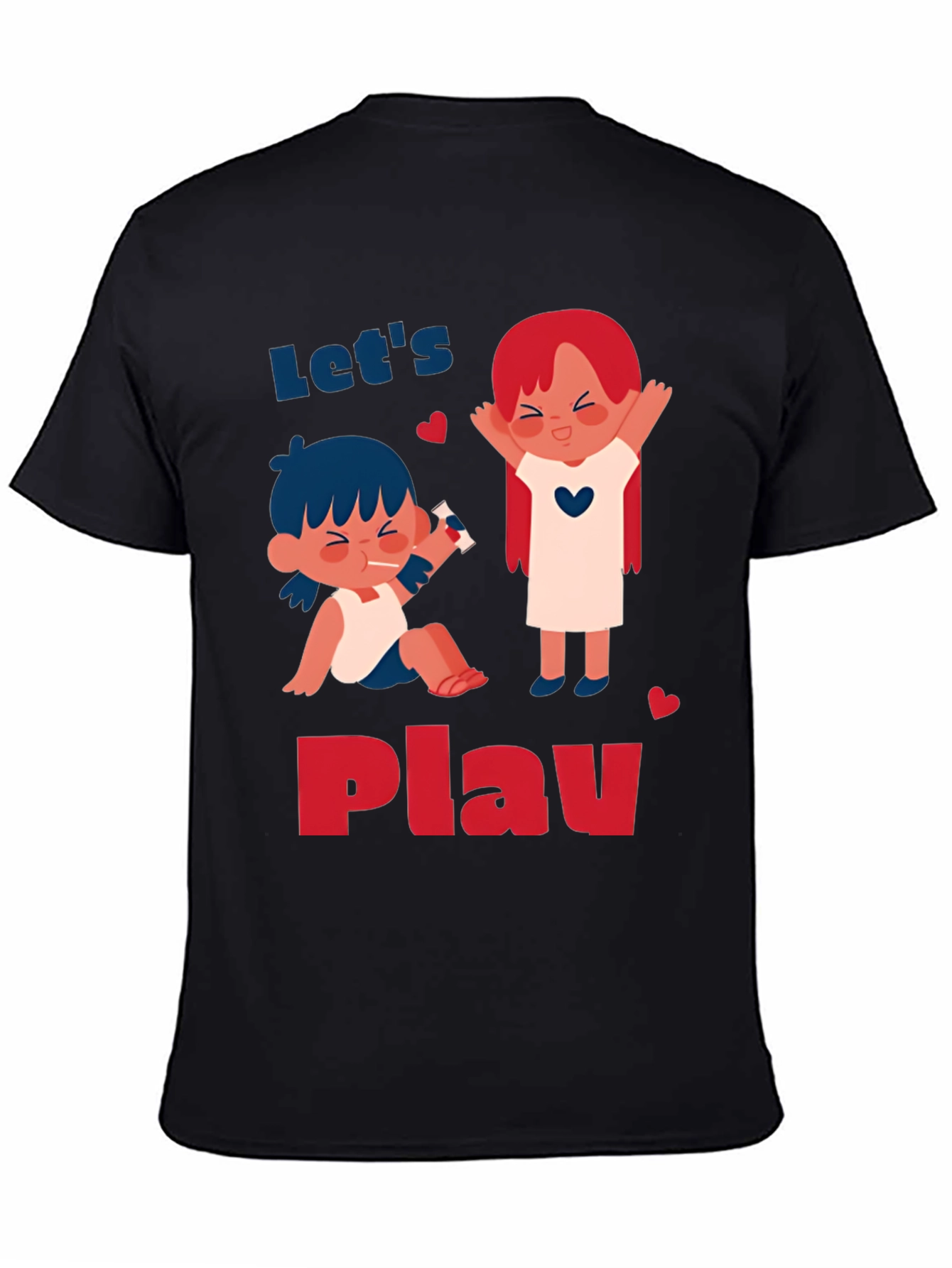 Playful Cartoon Print T-Shirt