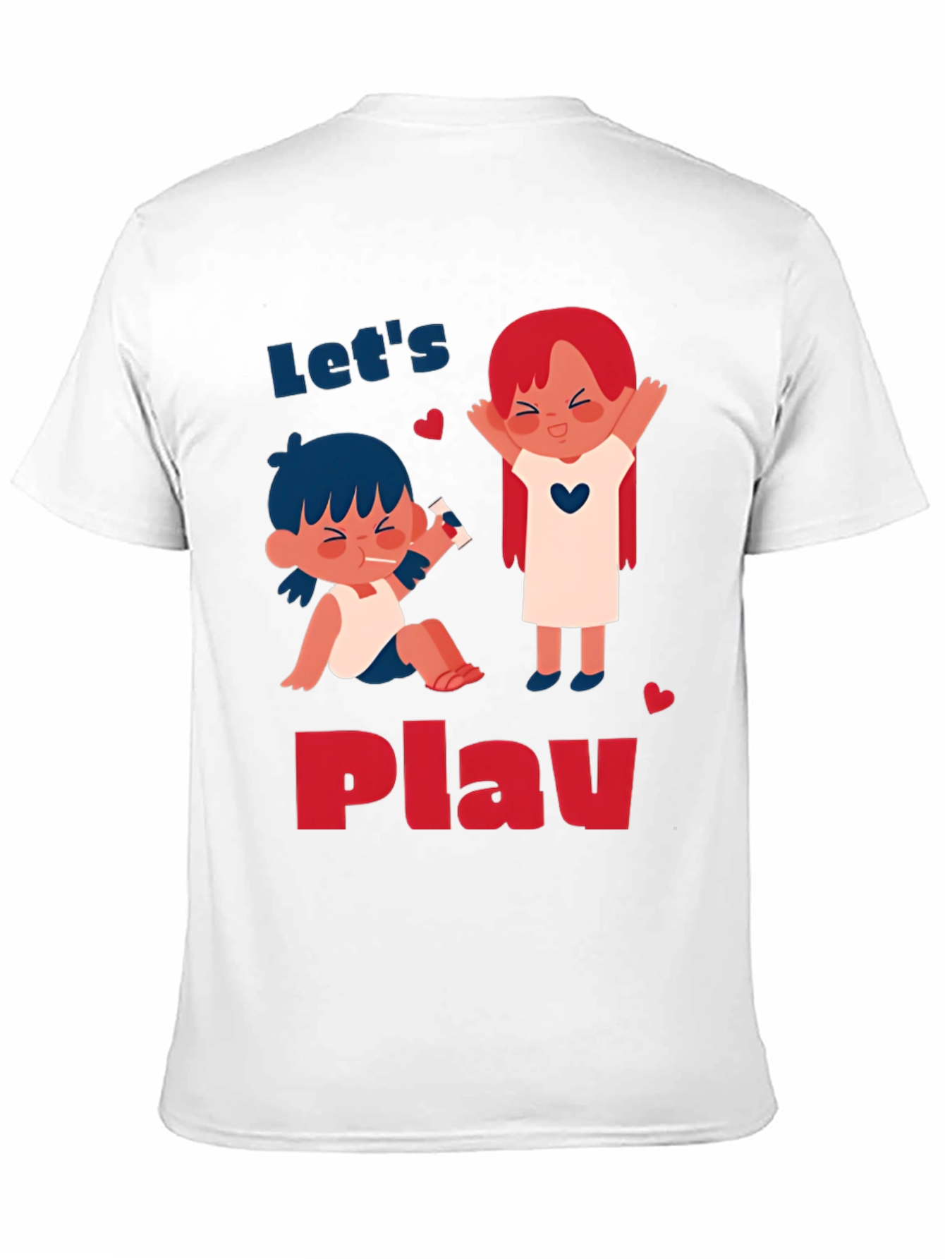 Playful Cartoon Print T-Shirt