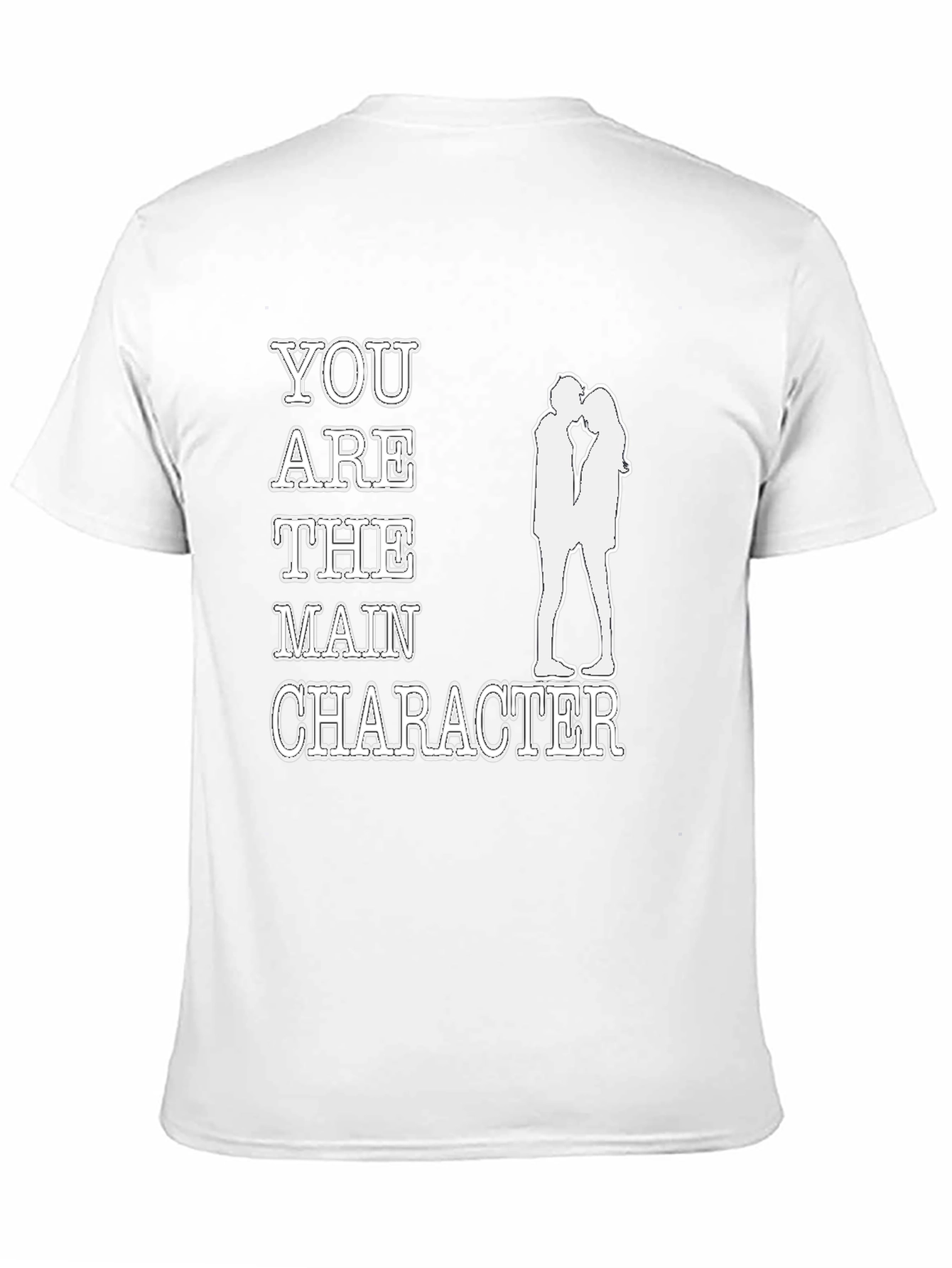 You are the Main Character Black Graphic Tee