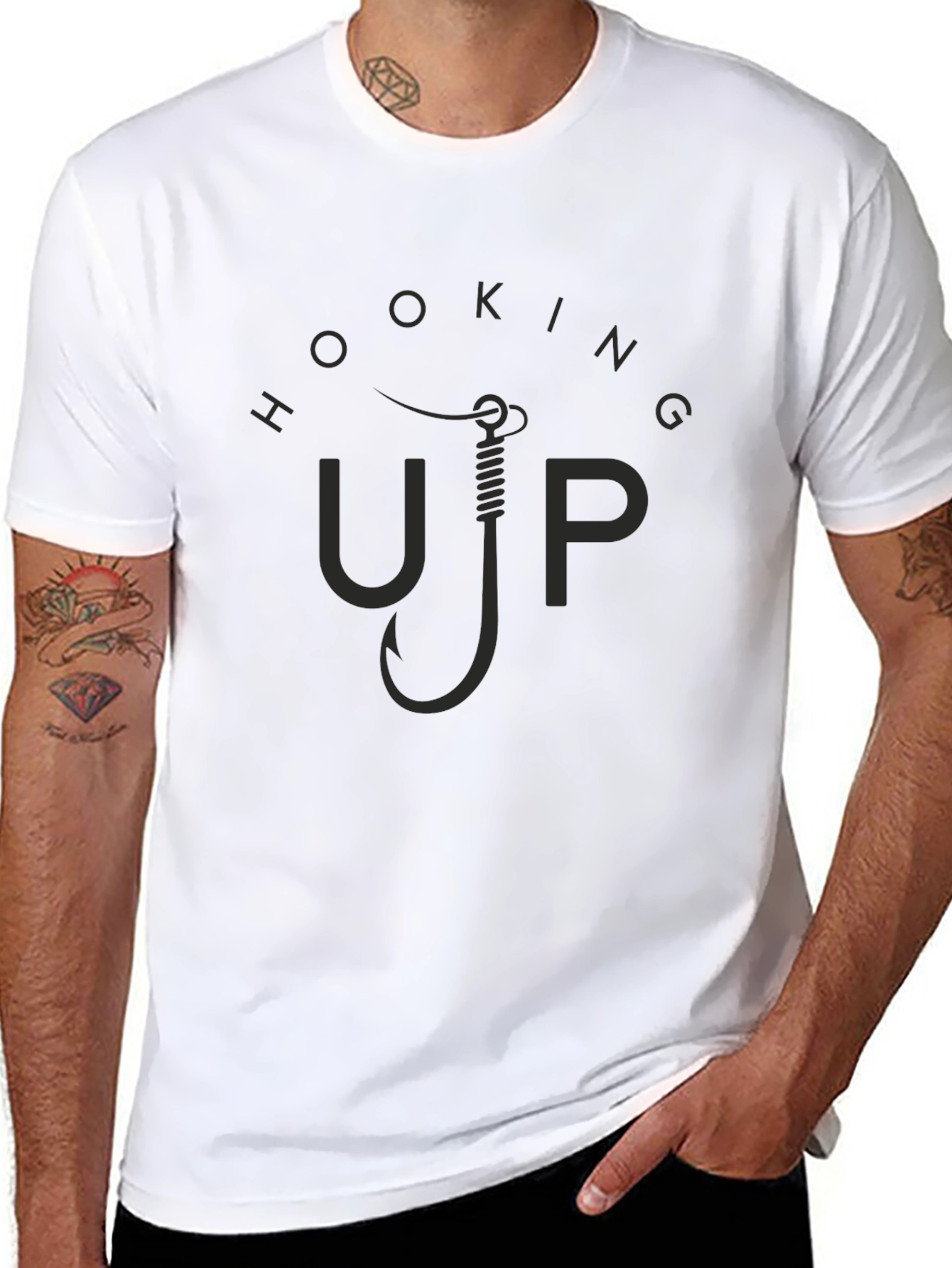Hooking Up Fishing T-Shirt