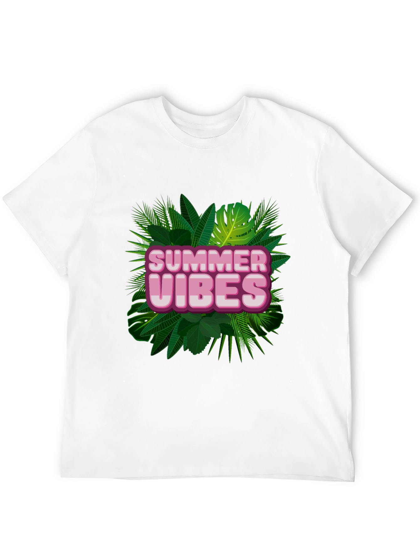 Summer Vibes Tropical Graphic Tee
