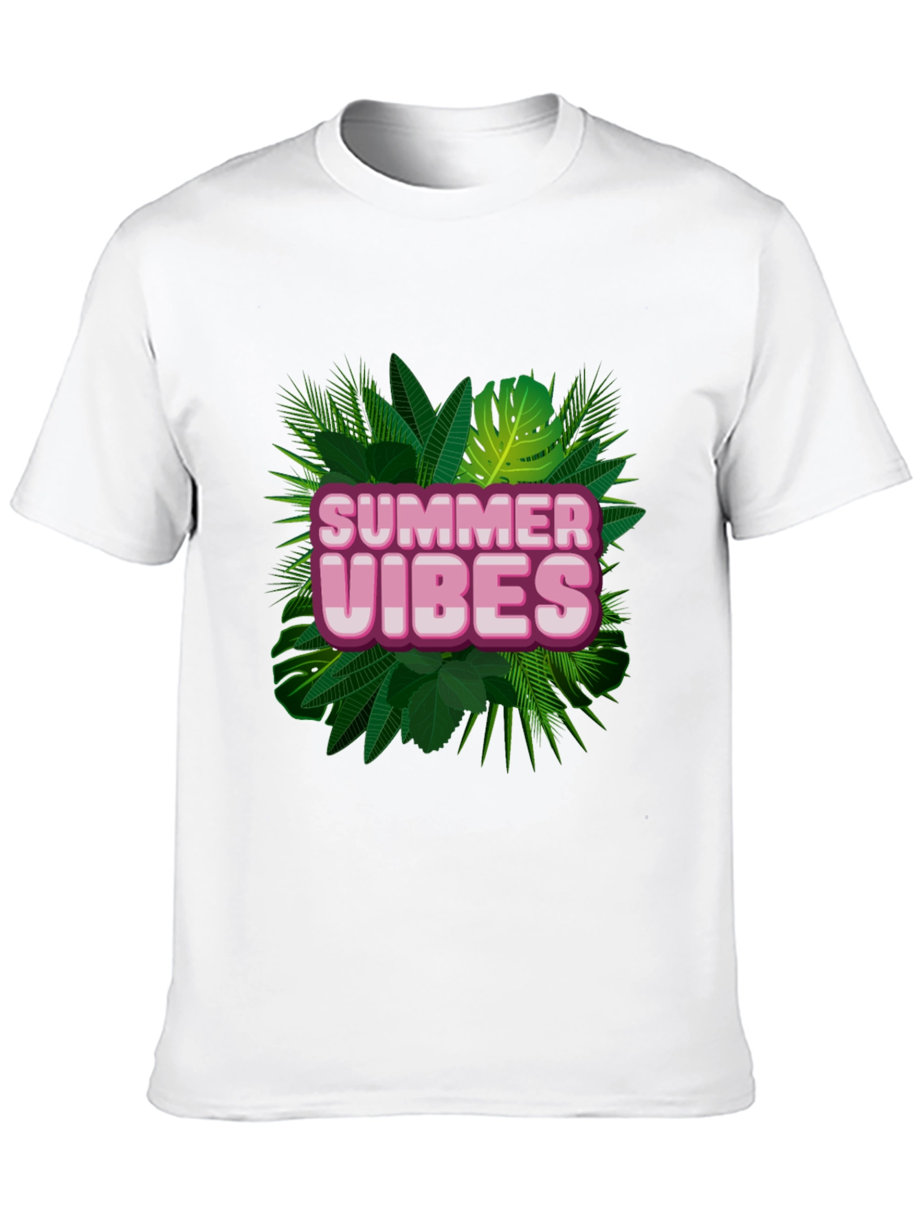 Summer Vibes Tropical Graphic Tee