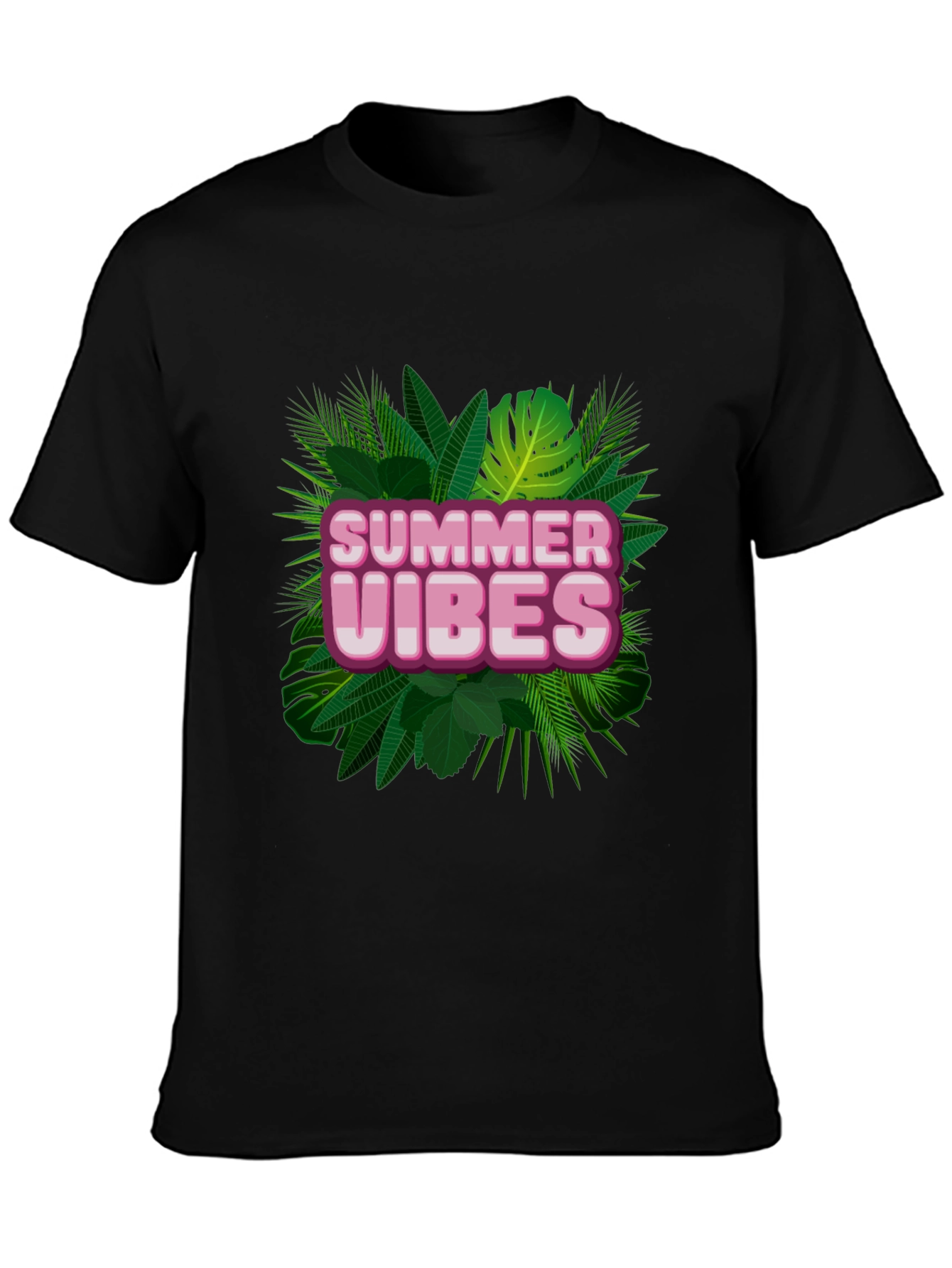 Summer Vibes Tropical Graphic Tee