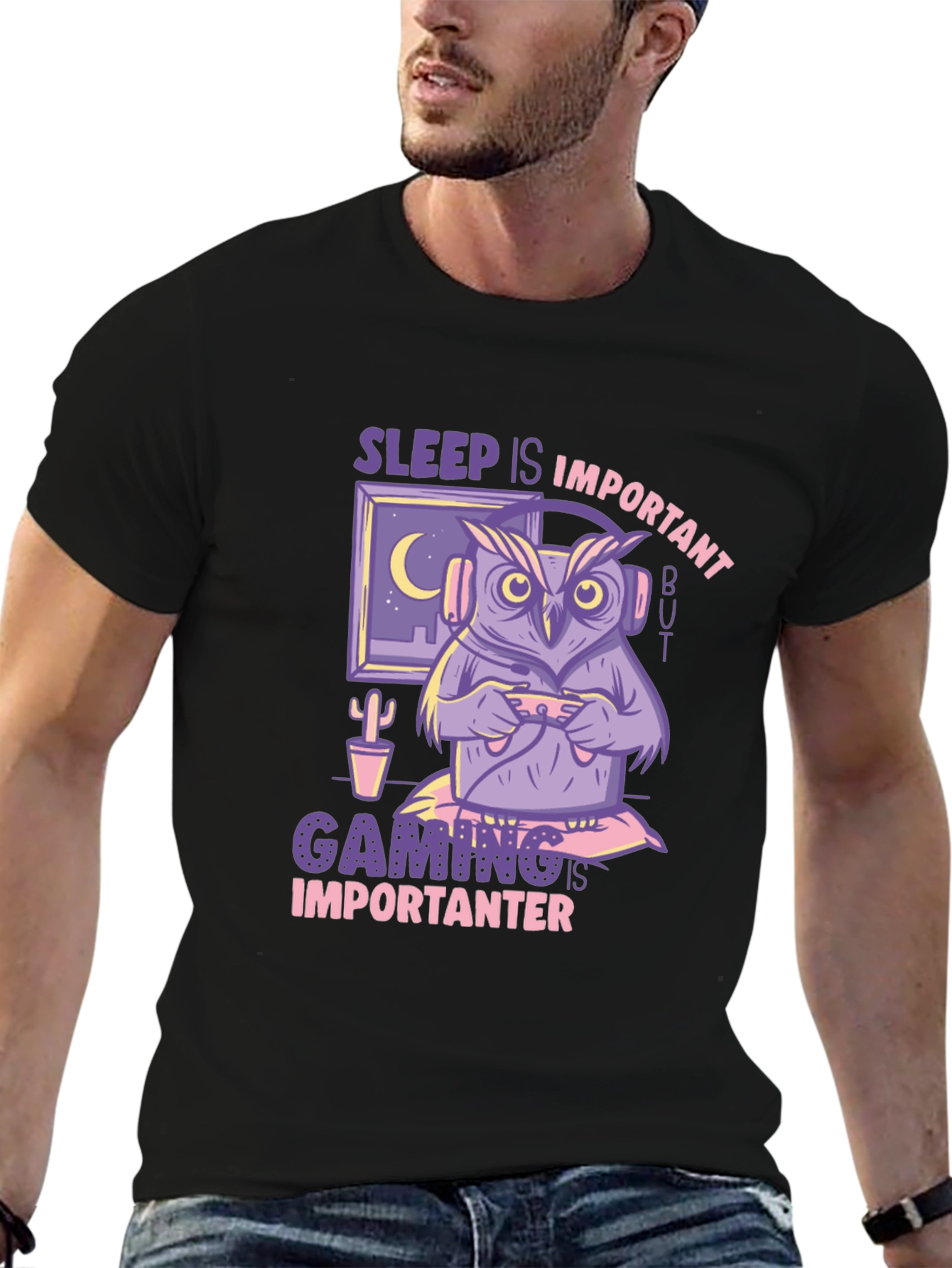 Sleep Is Important Gaming T-Shirt