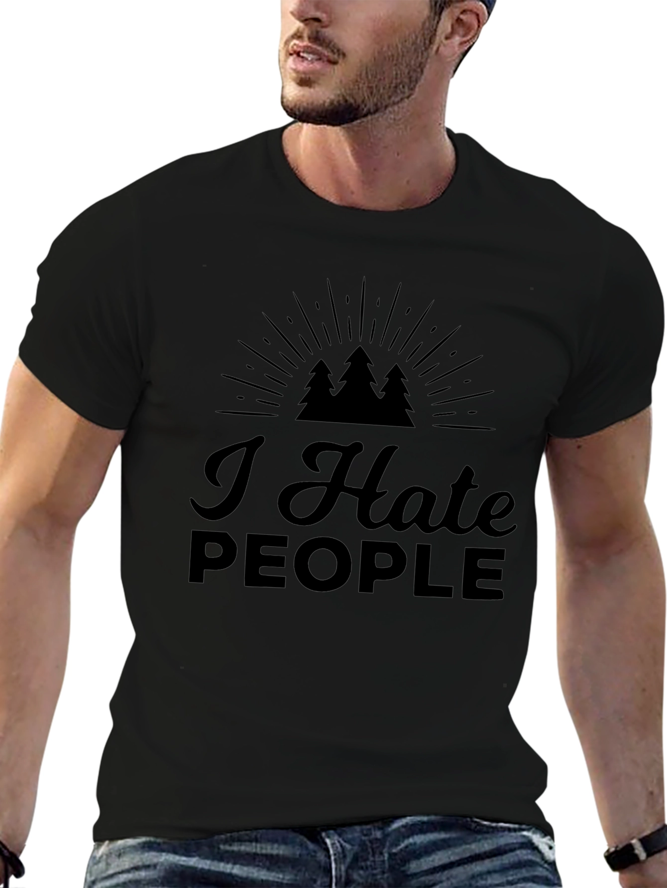 I Hate People T-Shirt - Sarcastic Graphic Tee
