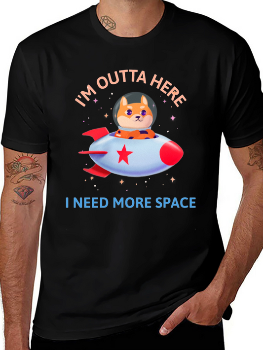 Doge Rocket T-Shirt - Im Outta Here!