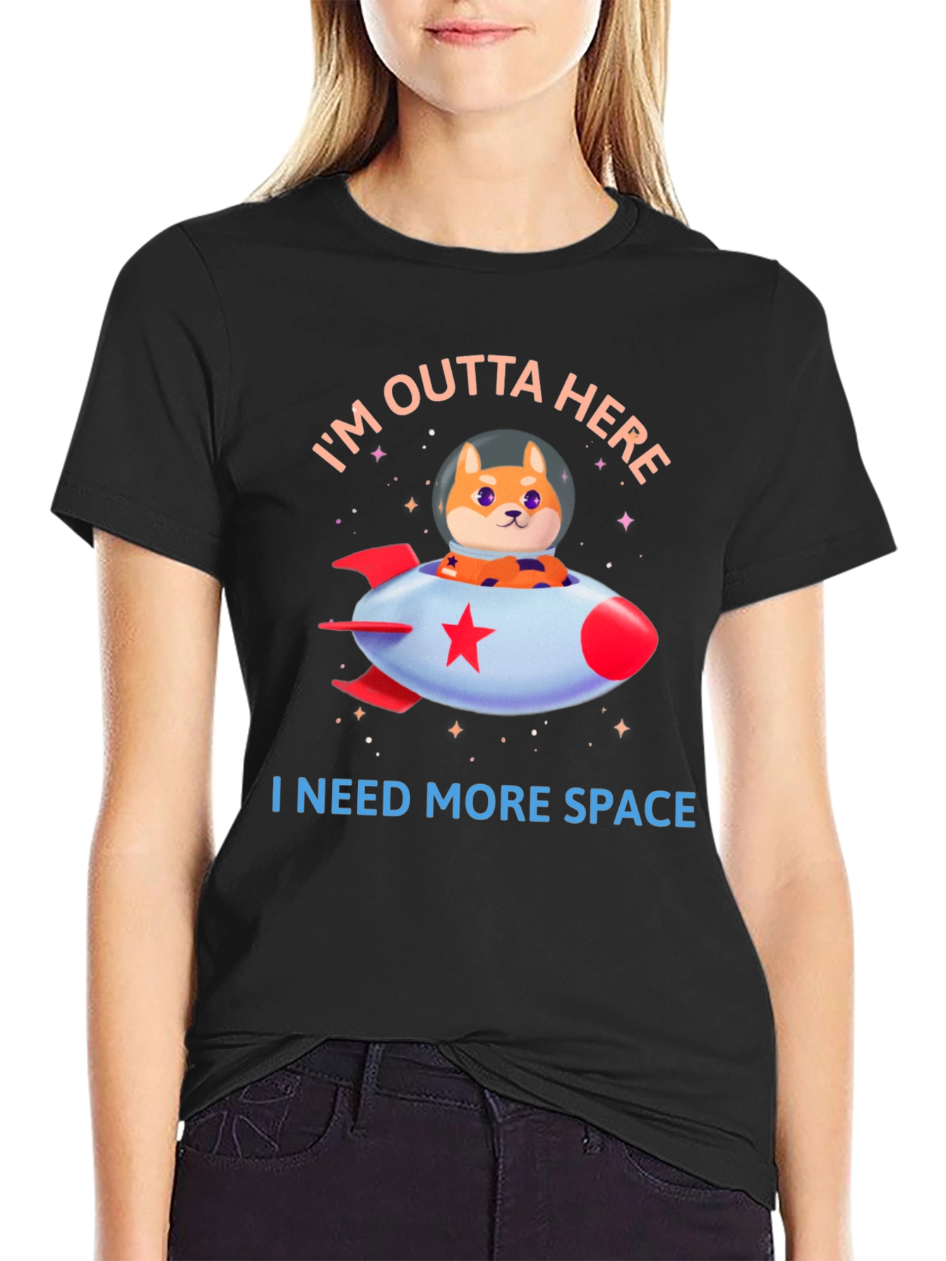 Doge Rocket T-Shirt - Im Outta Here!