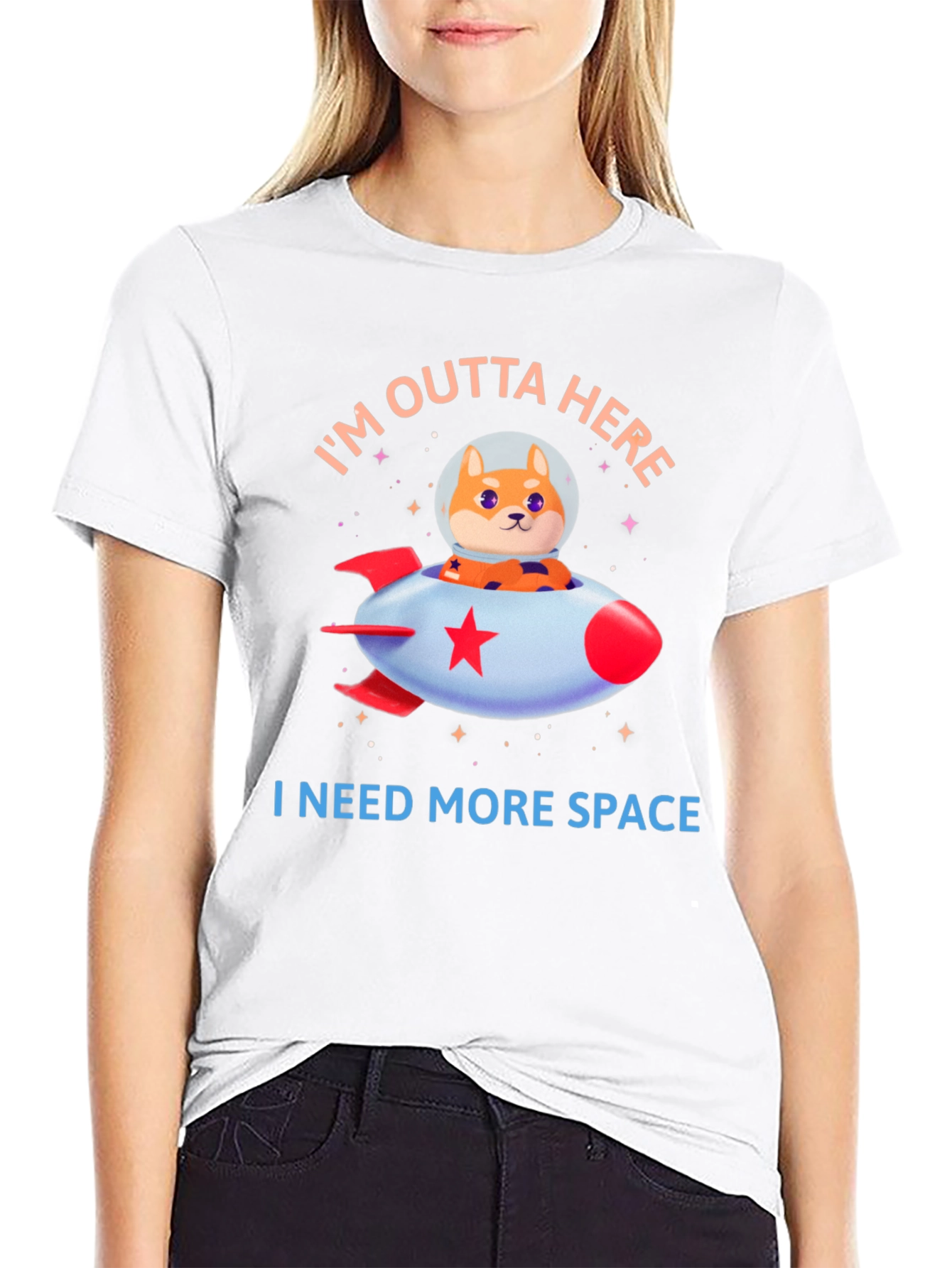 Doge Rocket T-Shirt - Im Outta Here!