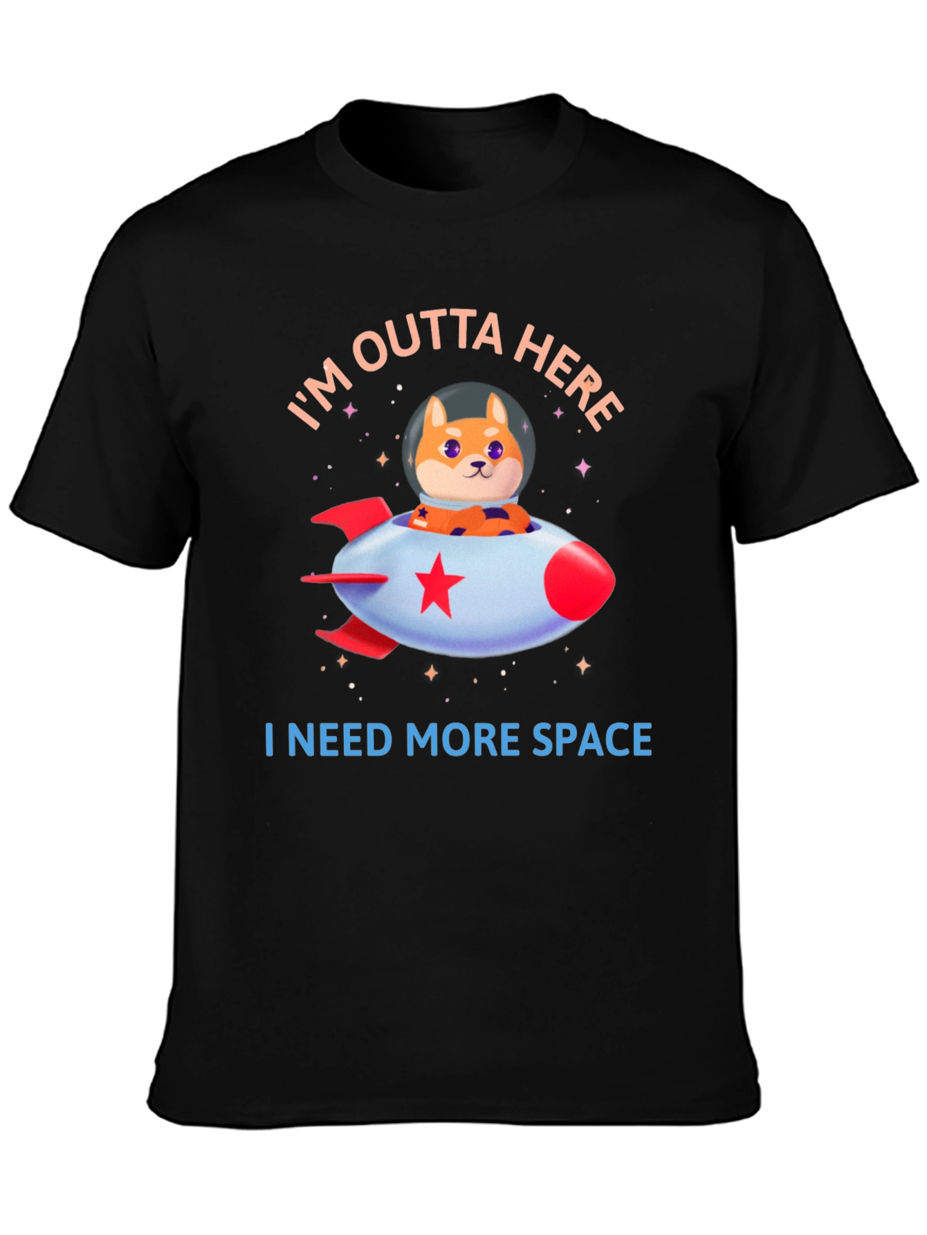 Doge Rocket T-Shirt - Im Outta Here!