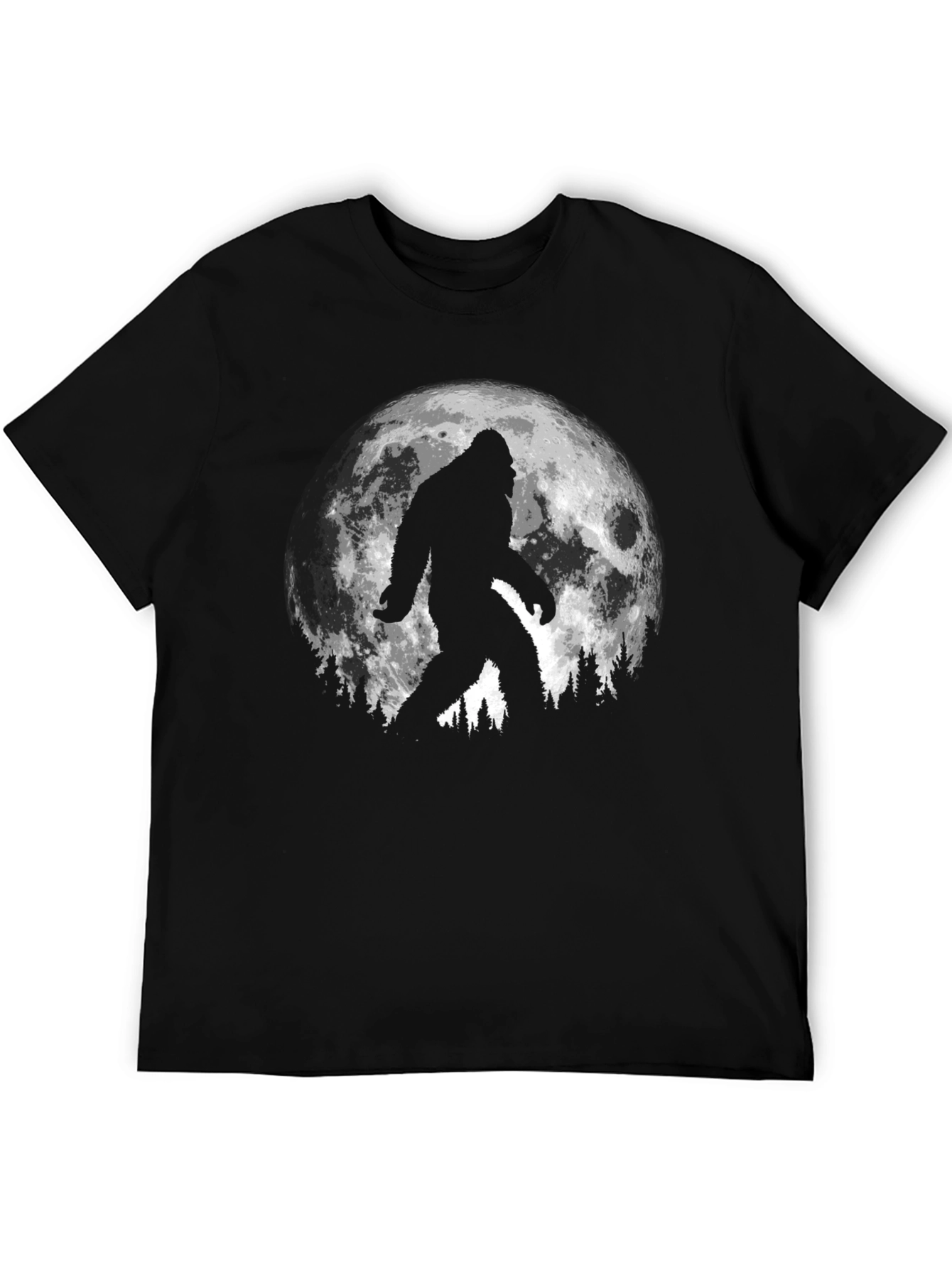 Bigfoot Moon T-Shirt - Mythical Creature Tee