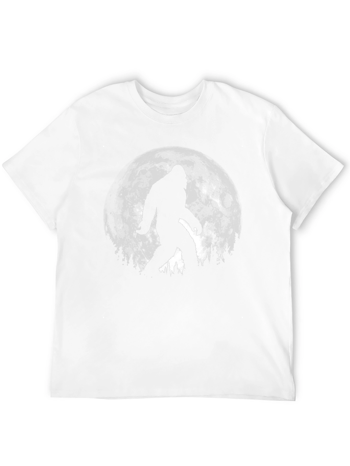 Bigfoot Moon T-Shirt - Mythical Creature Tee
