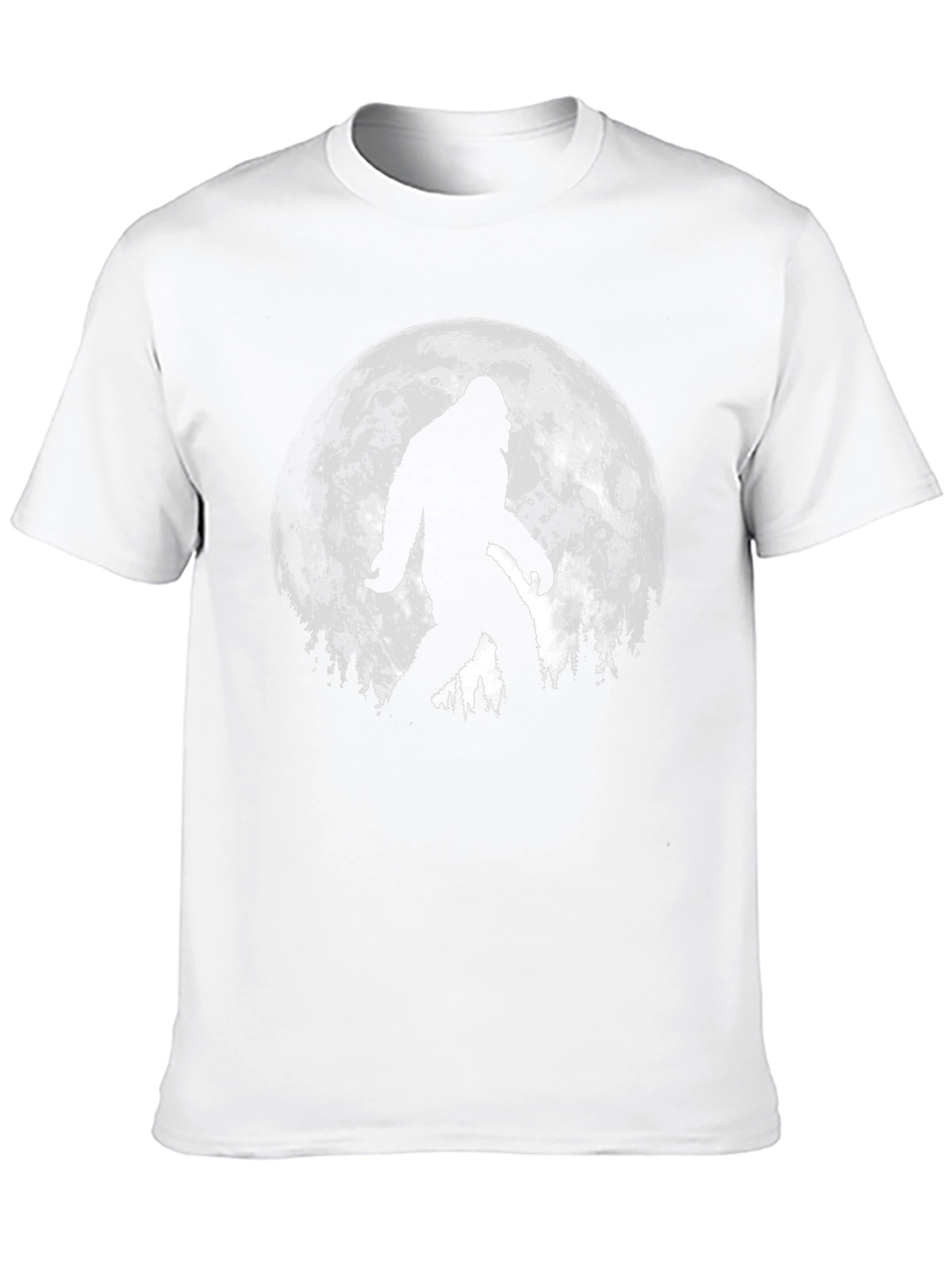 Bigfoot Moon T-Shirt - Mythical Creature Tee