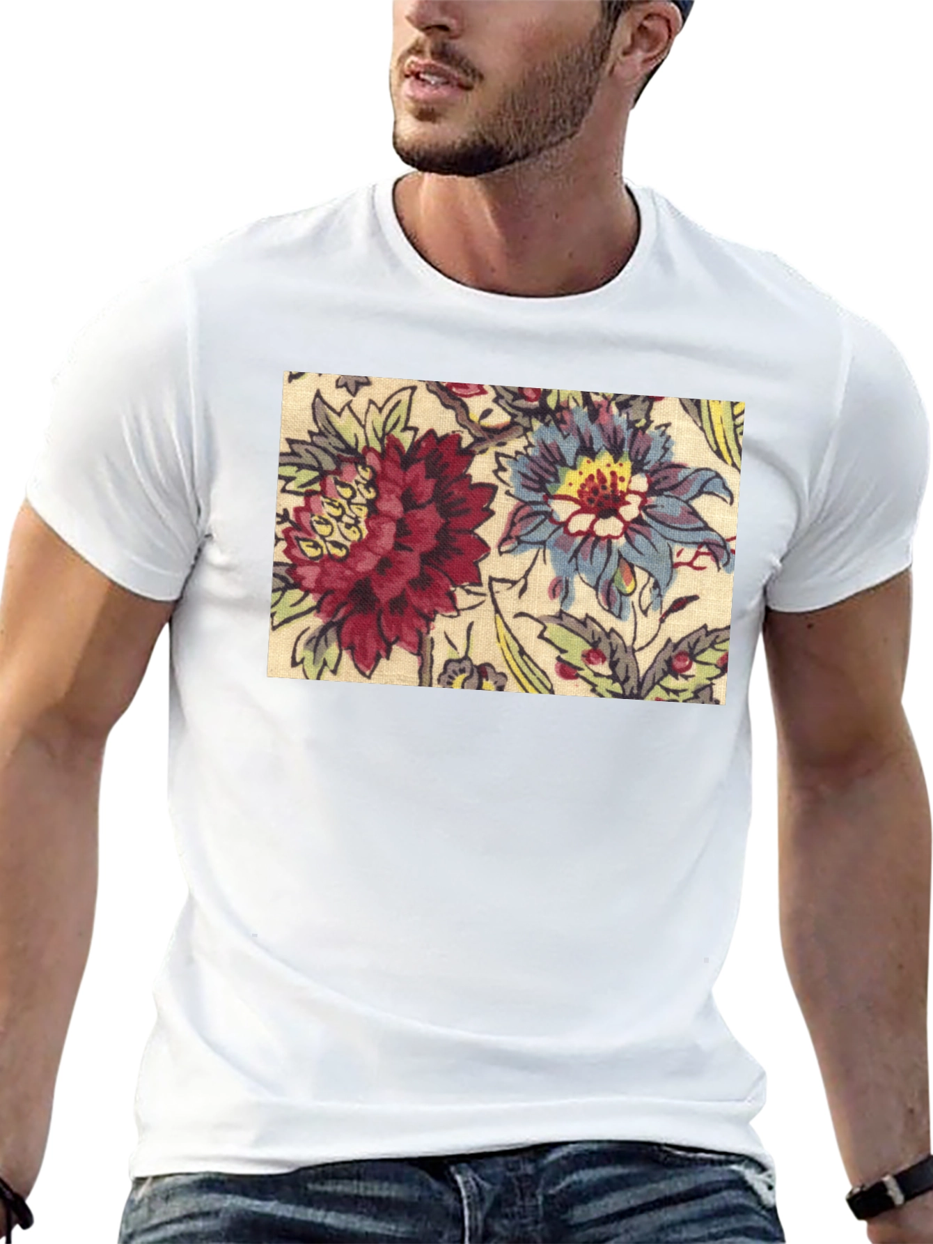 Floral Pattern T-Shirt