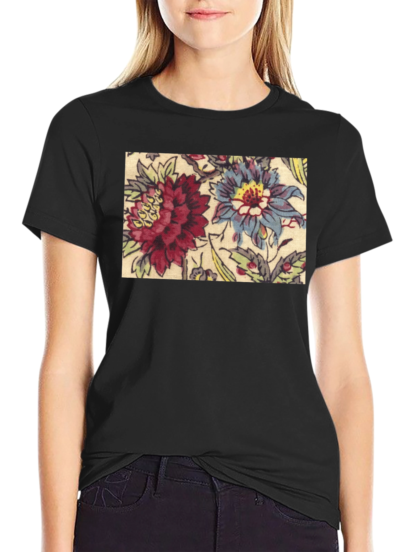 Floral Pattern T-Shirt