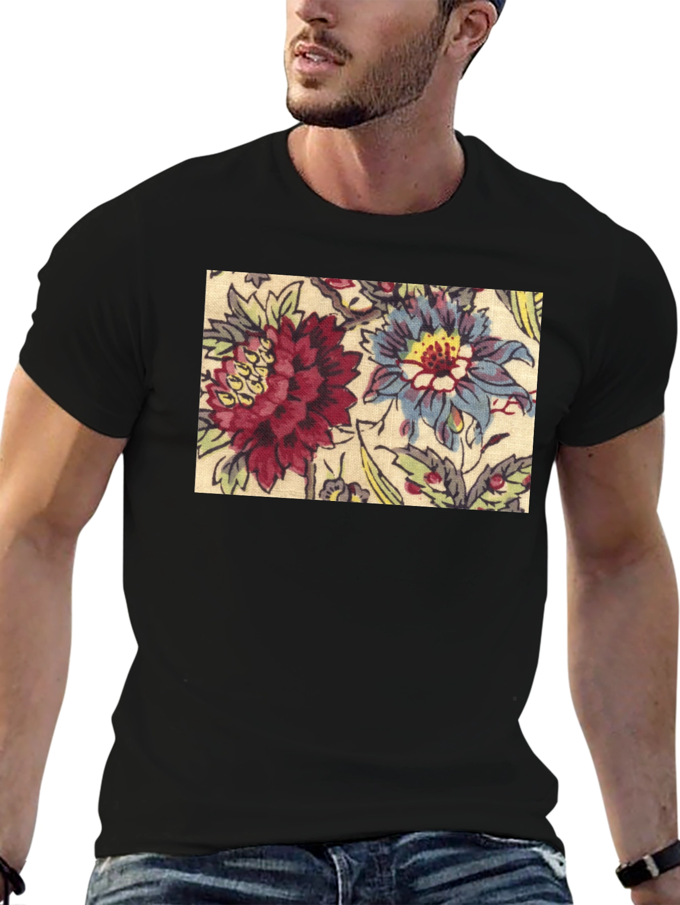 Floral Pattern T-Shirt