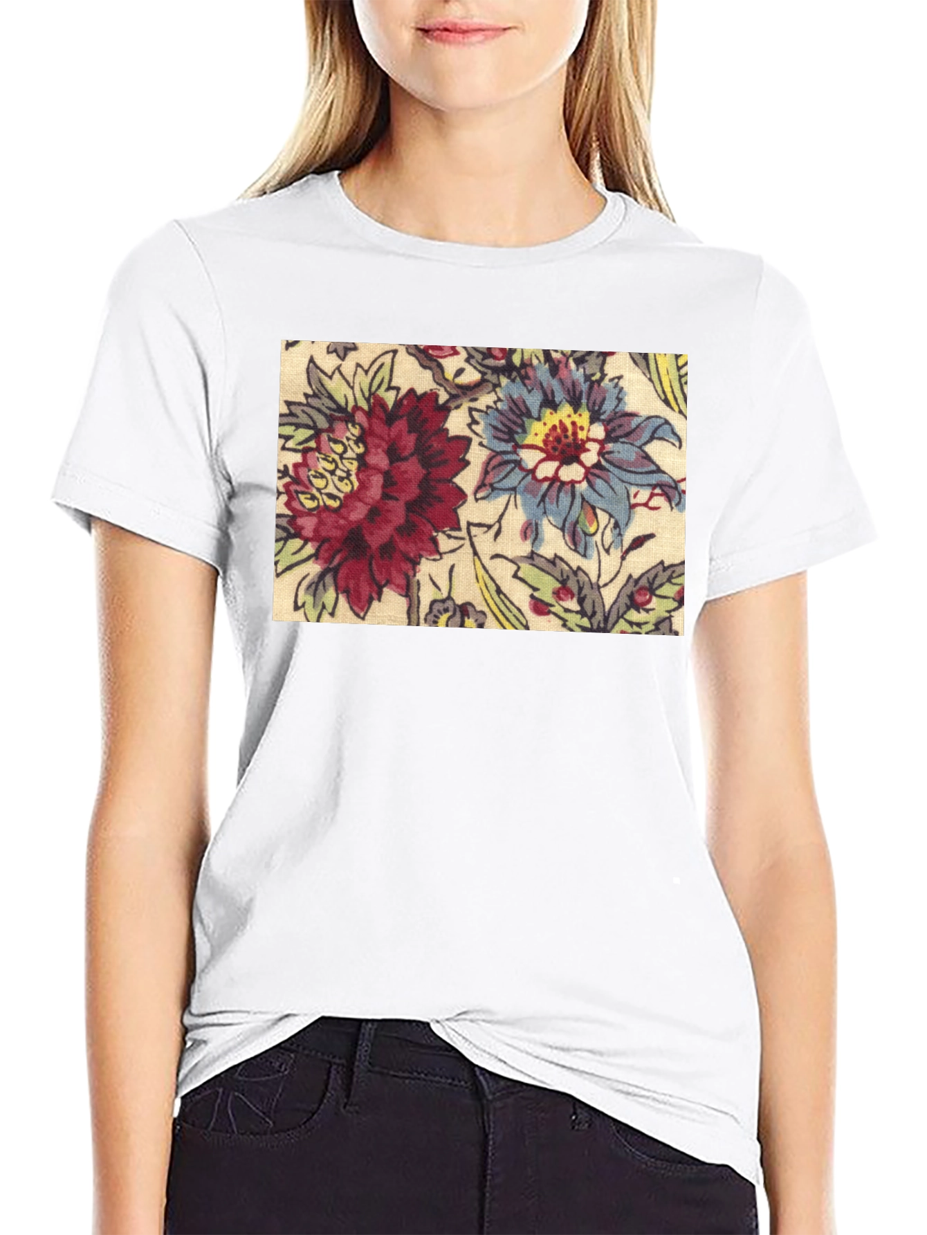 Floral Pattern T-Shirt