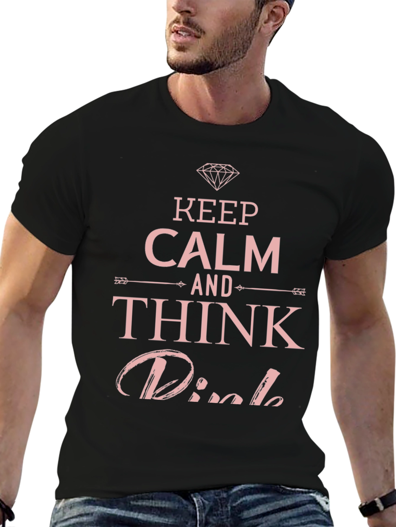 Keep Calm Think Pink T-Shirt
