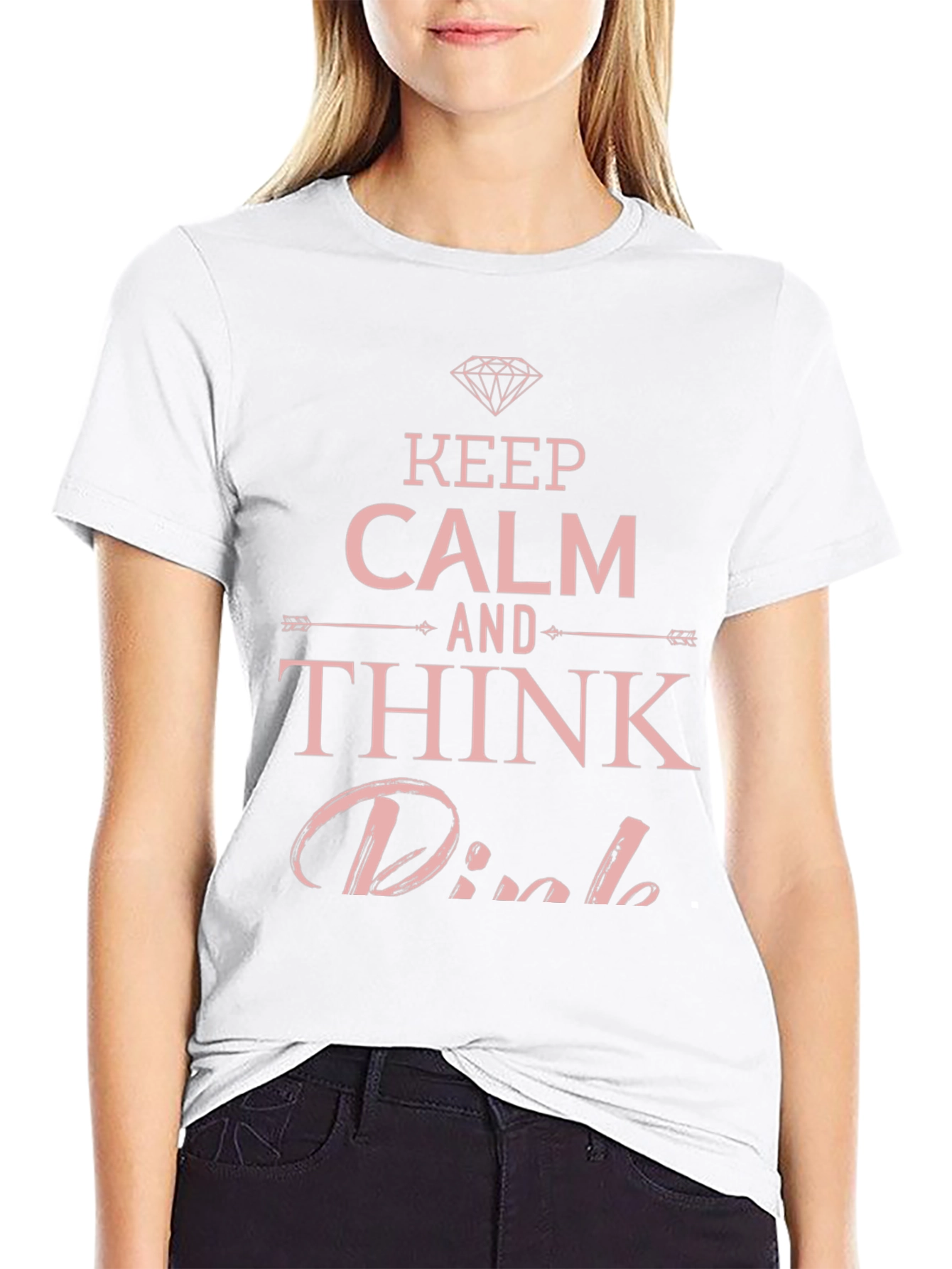 Keep Calm Think Pink T-Shirt