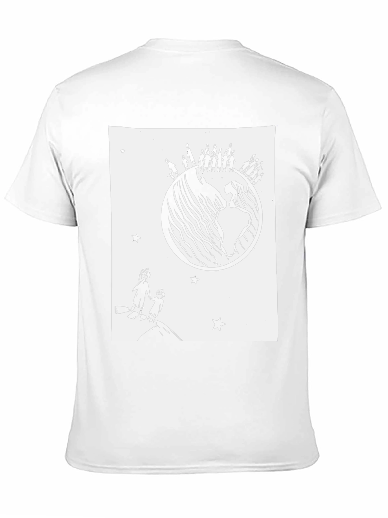 World Unity Graphic Tee - Black Cotton T-Shirt
