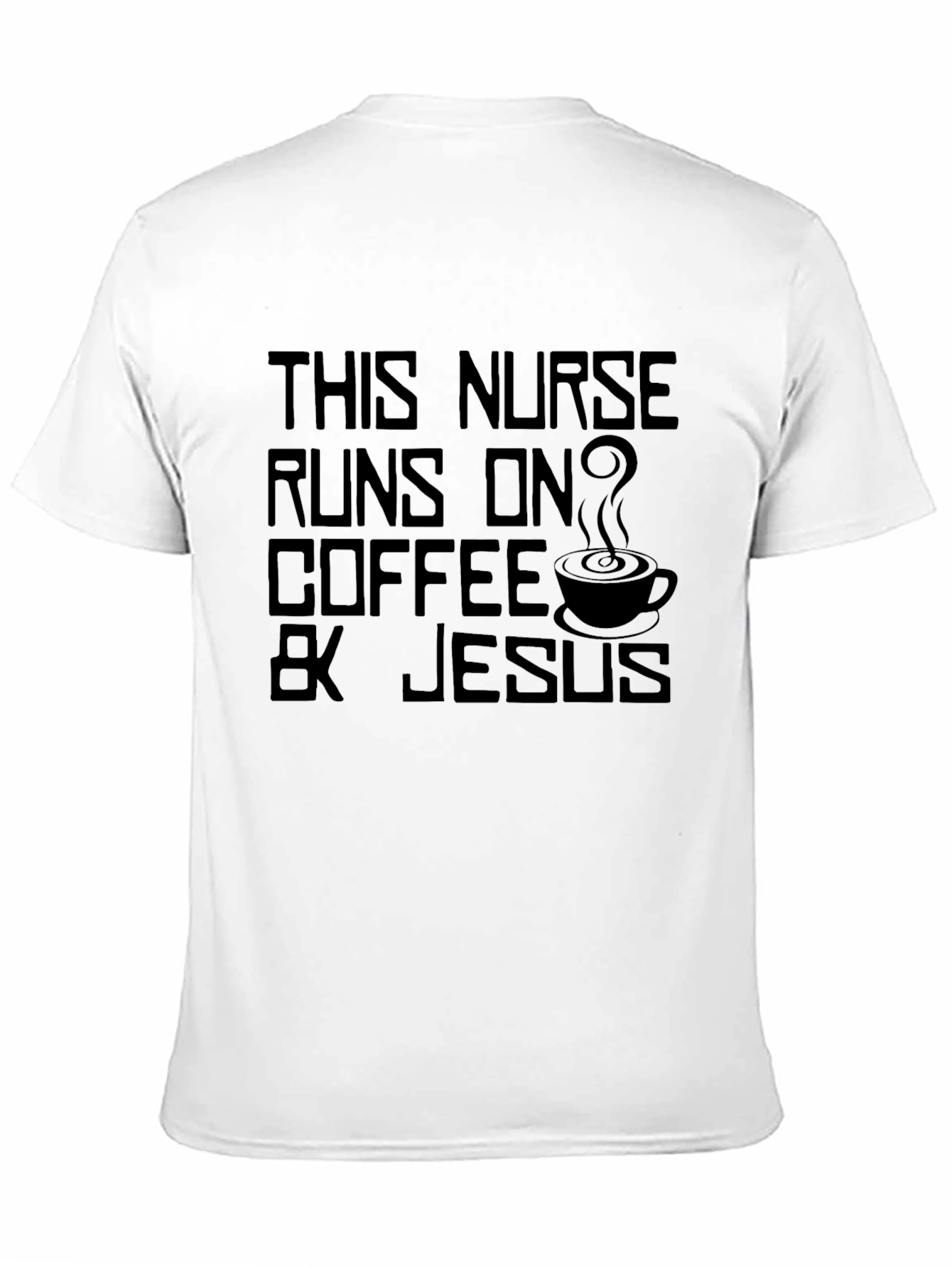 Nurse Coffee & Jesus Graphic T-Shirt