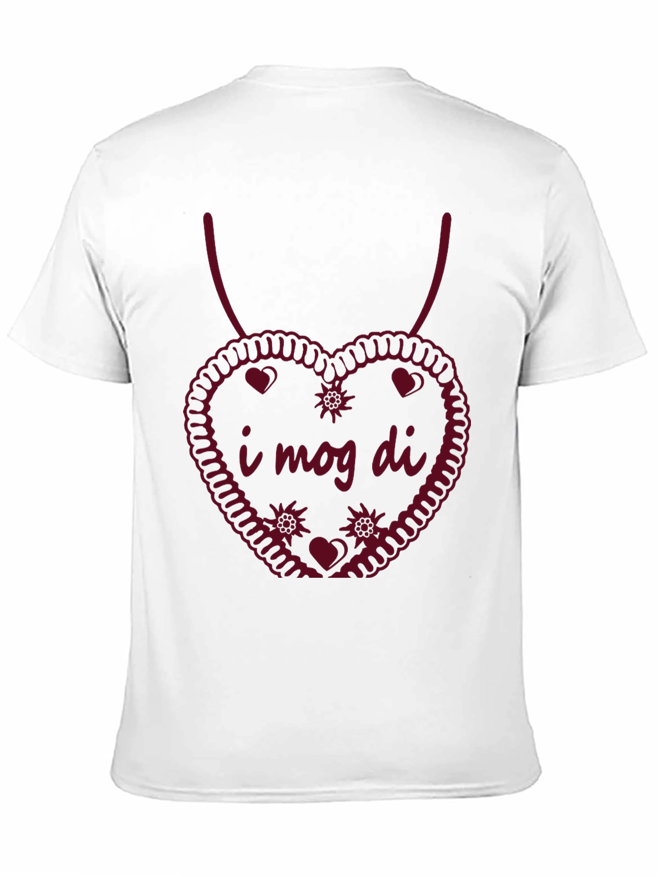 I Mog Di T-Shirt - Heart Design Bavarian Love