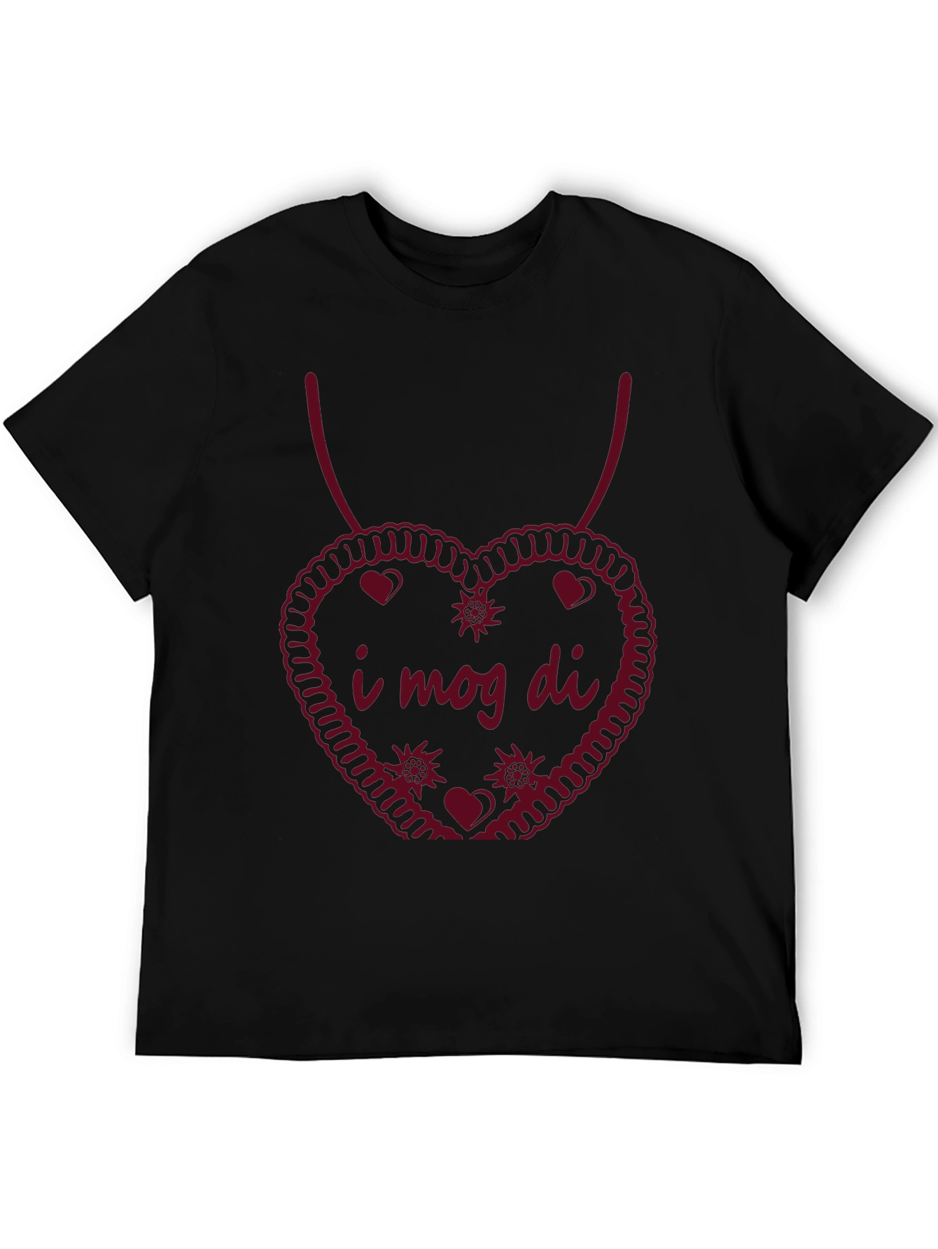 I Mog Di T-Shirt - Heart Design Bavarian Love