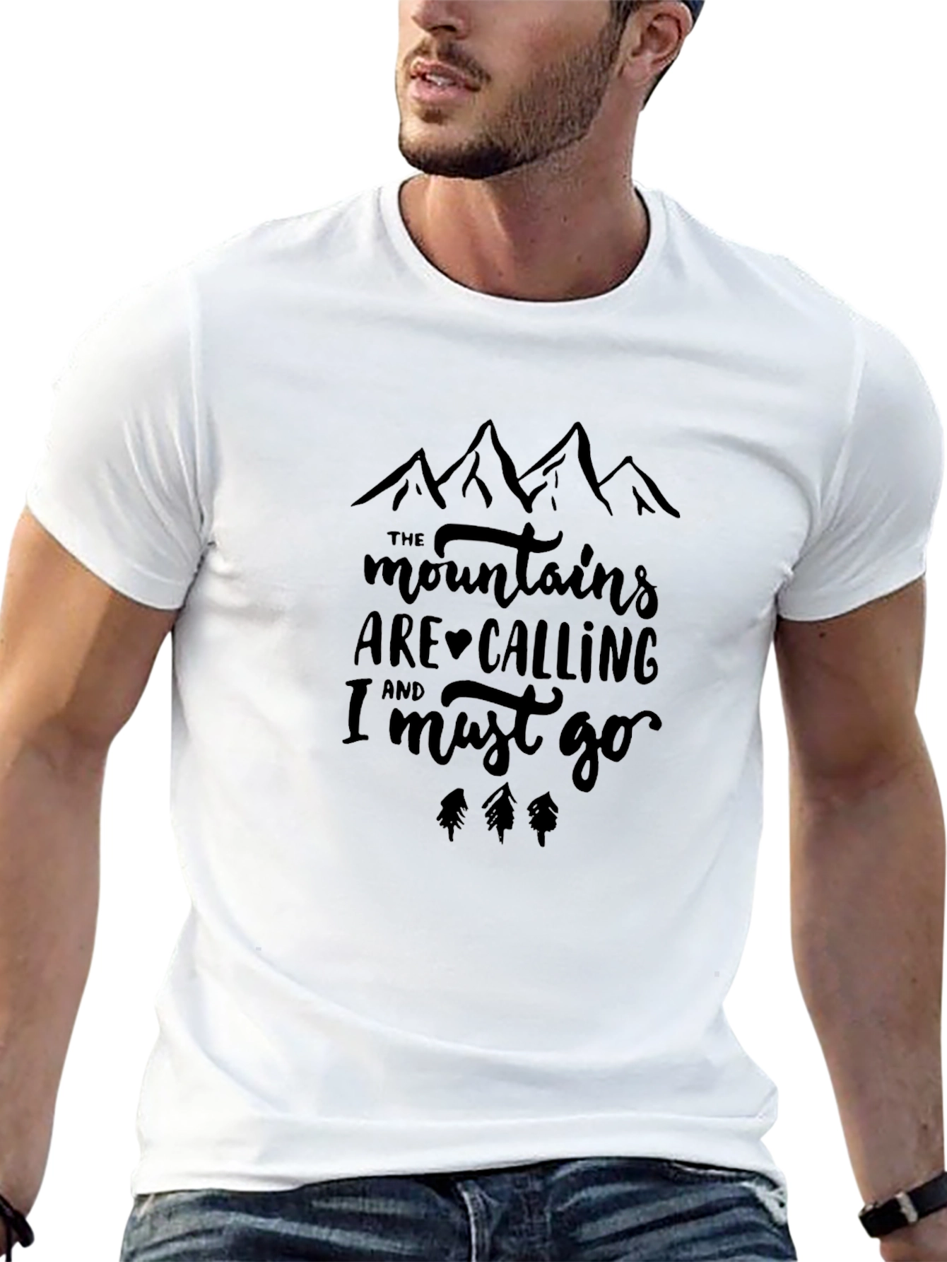 Mountains Are Calling Mens T-Shirt