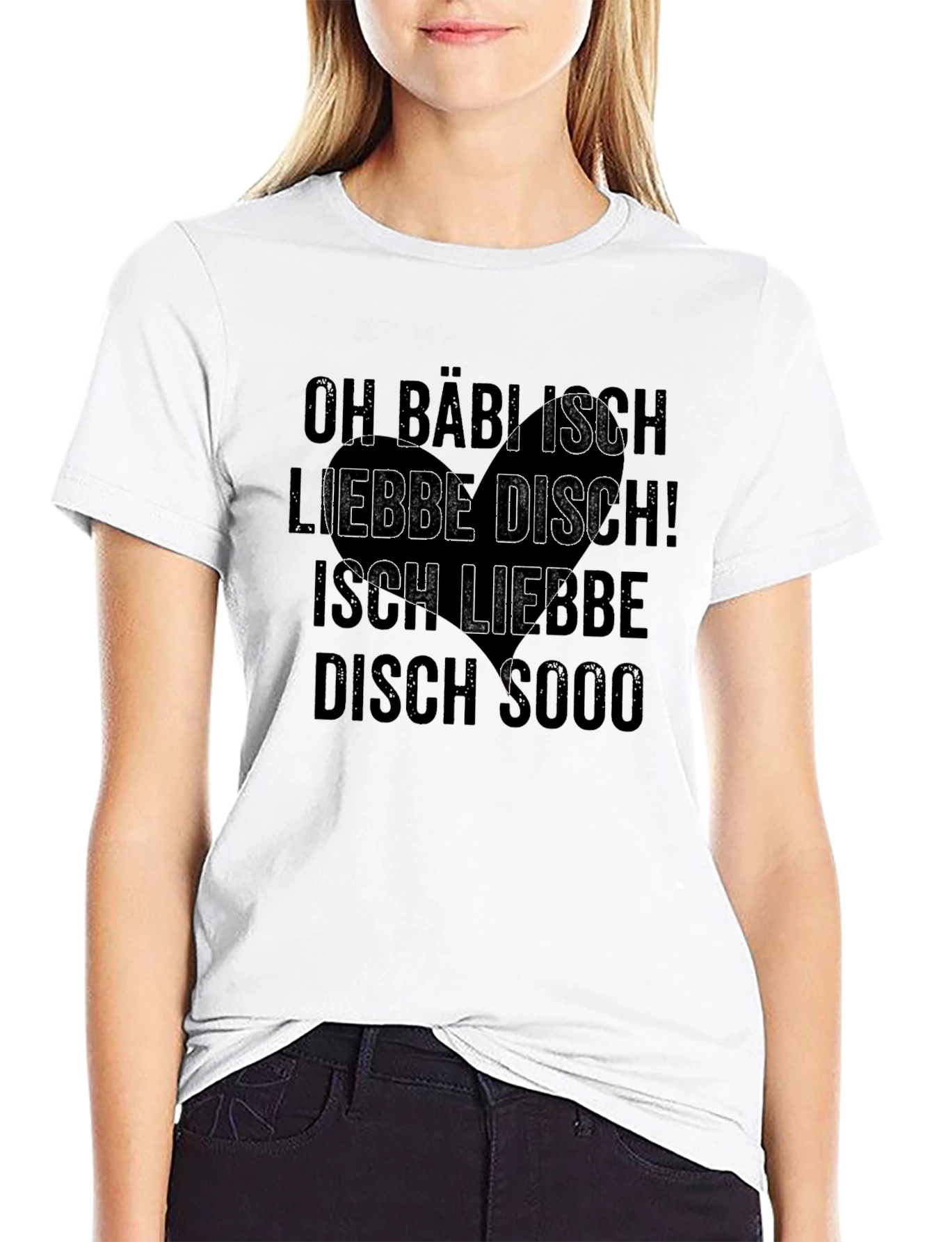 Funny German Love T-Shirt - Ich Liebe Disch