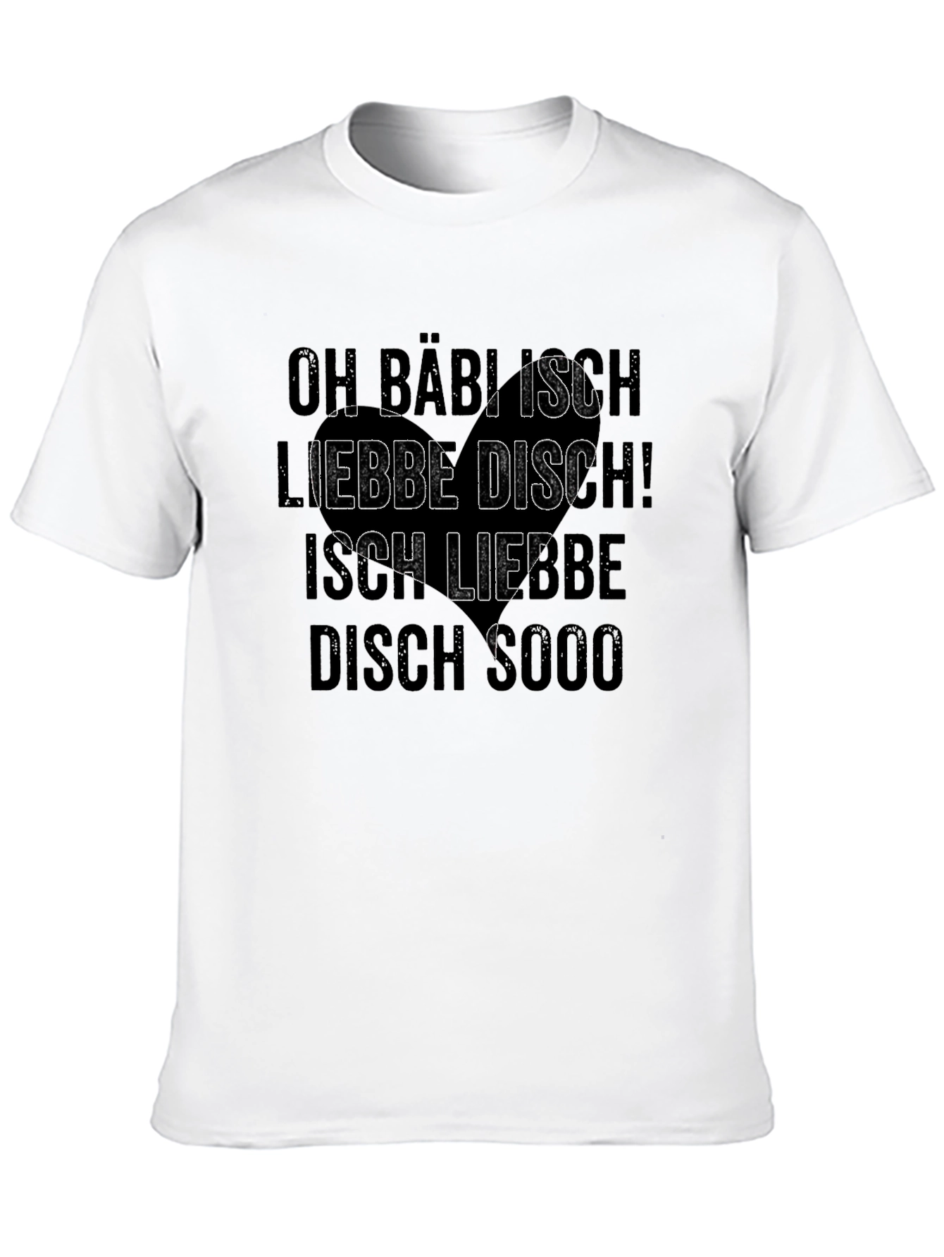 Funny German Love T-Shirt - Ich Liebe Disch